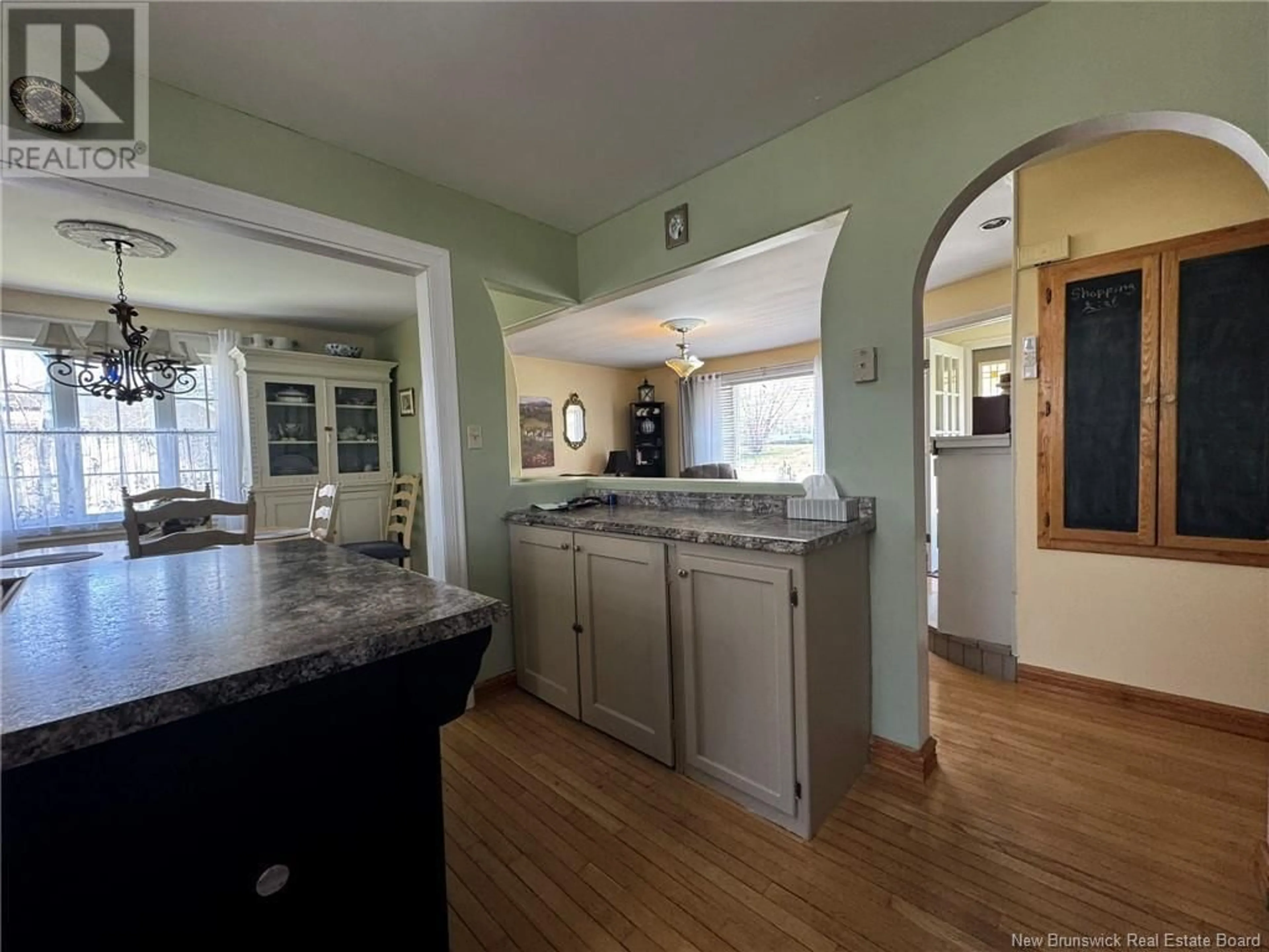 Open concept kitchen, ceramic/tile floor for 43 SHERWOOD DRIVE, South Esk New Brunswick E1V4N3
