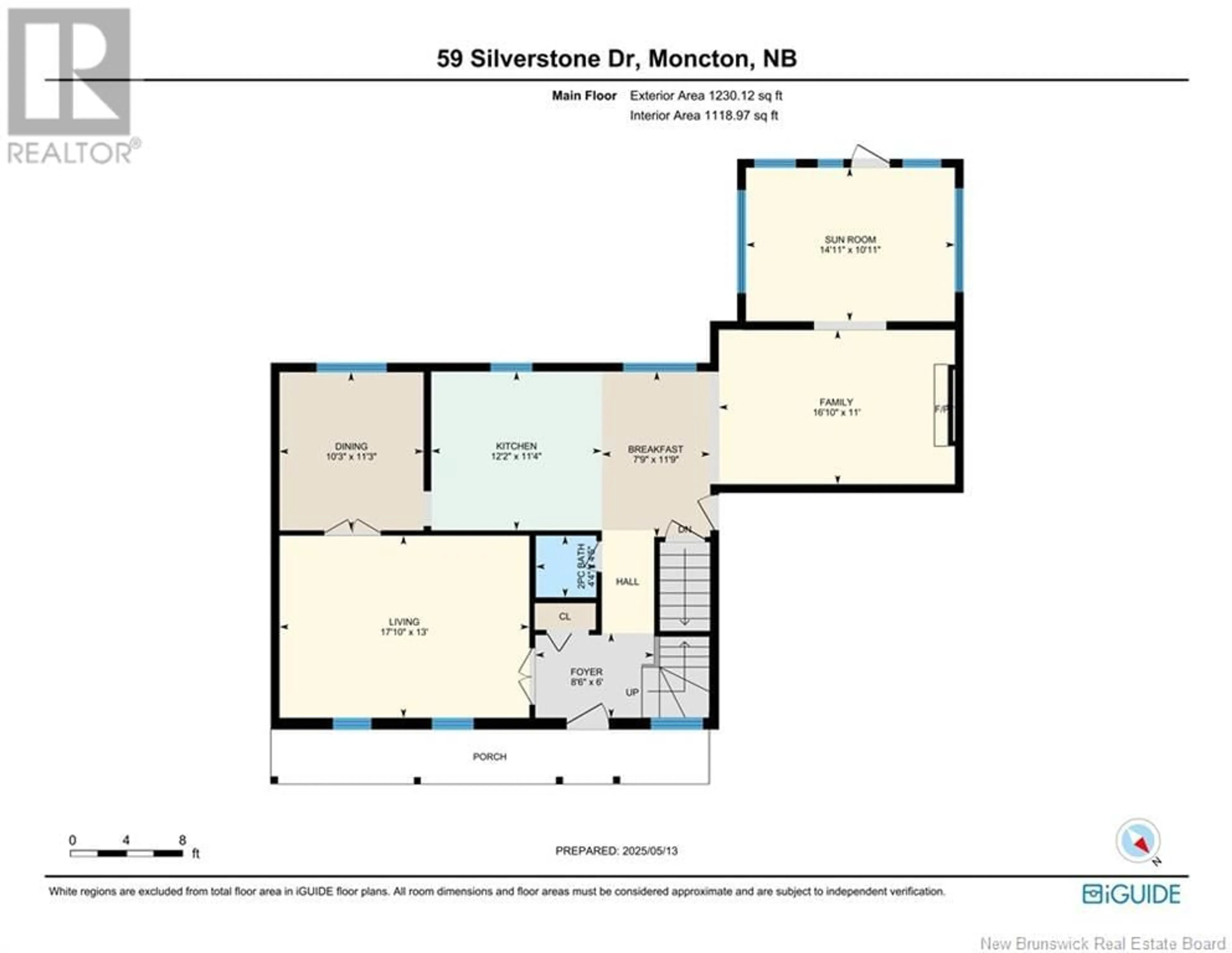 Floor plan for 59 SILVERSTONE DRIVE, Moncton New Brunswick E1G1G8