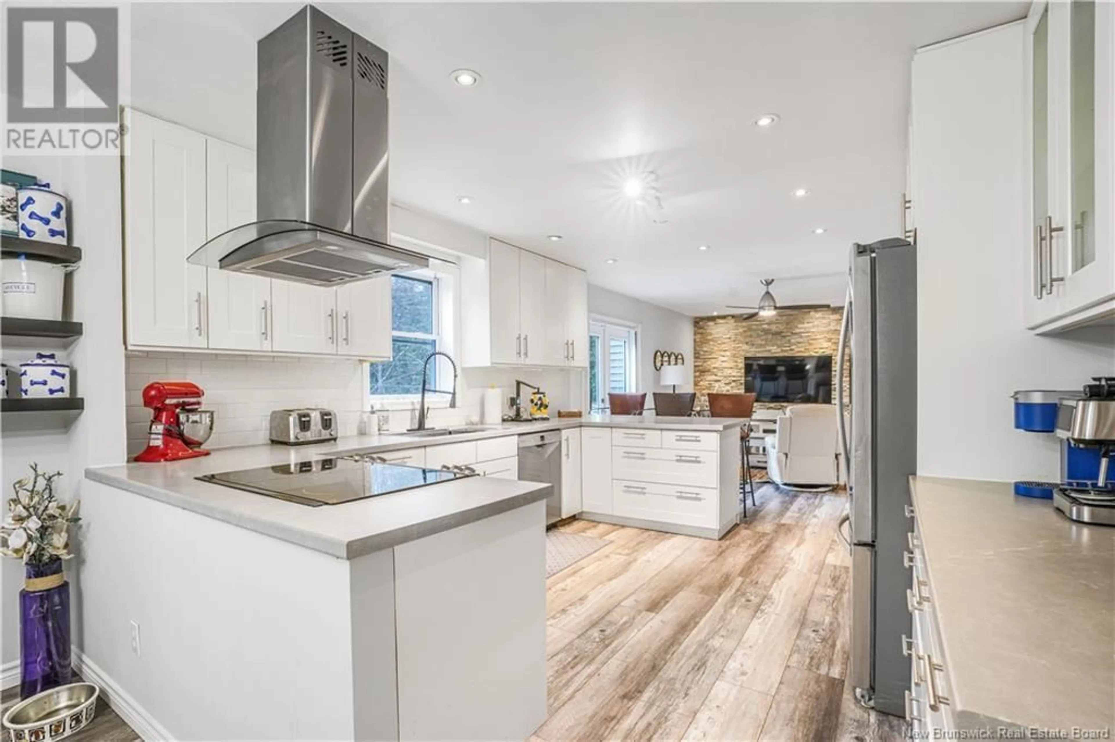 Open concept kitchen, unknown for 122 BURNETT DRIVE, Hanwell New Brunswick E3C2J4