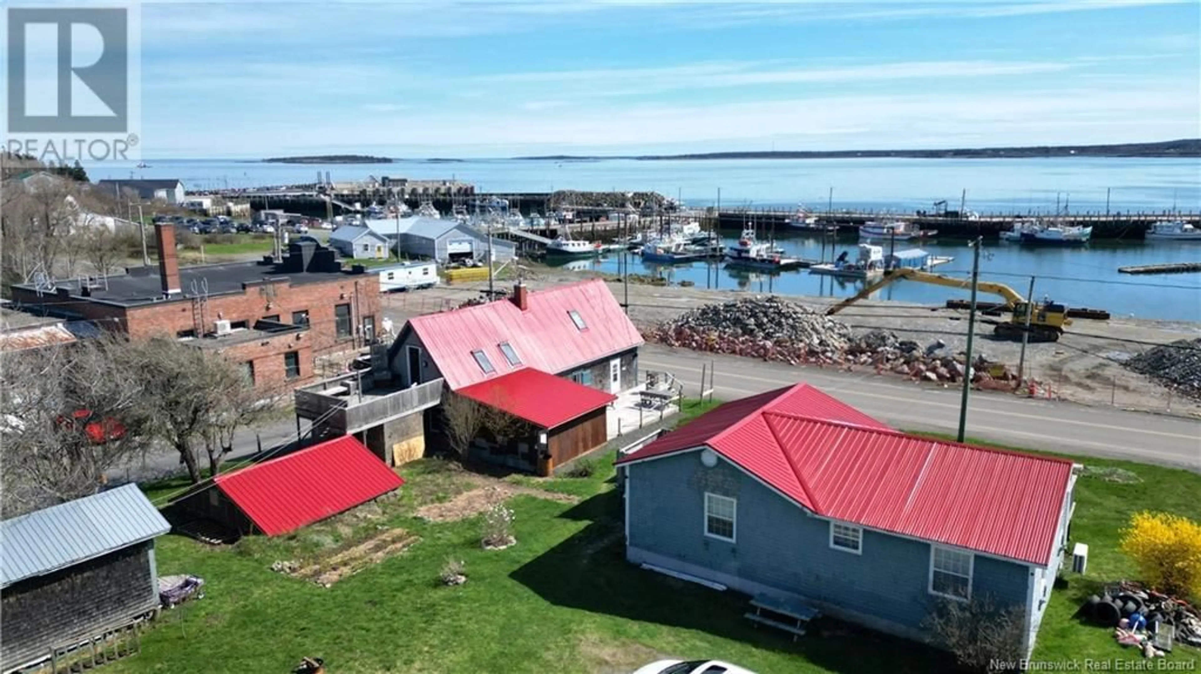 A pic from outside/outdoor area/front of a property/back of a property/a pic from drone, water/lake/river/ocean view for 60 ROUTE 776, Grand Manan New Brunswick E5G1A1
