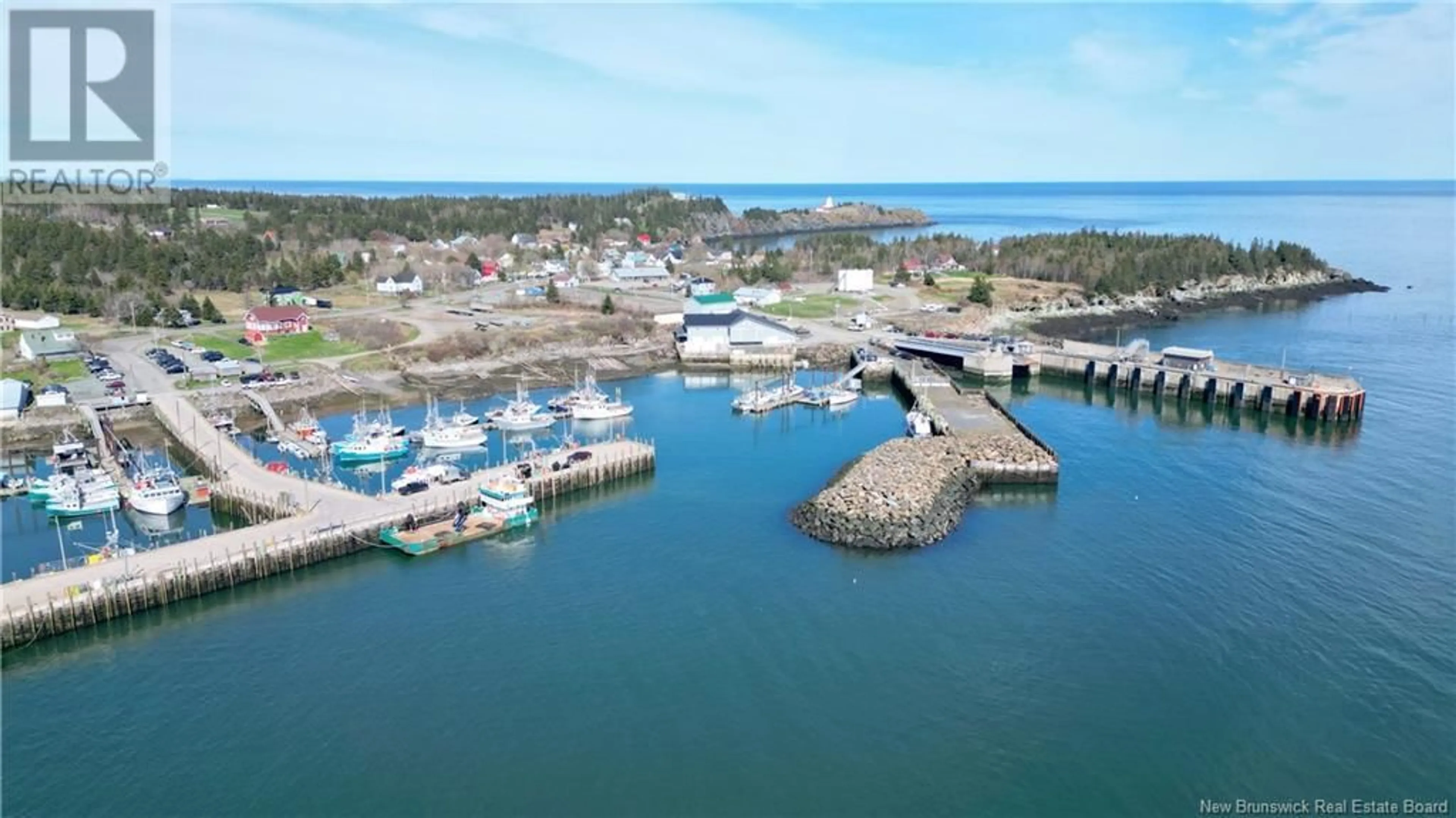 A pic from outside/outdoor area/front of a property/back of a property/a pic from drone, water/lake/river/ocean view for 60 ROUTE 776, Grand Manan New Brunswick E5G1A1