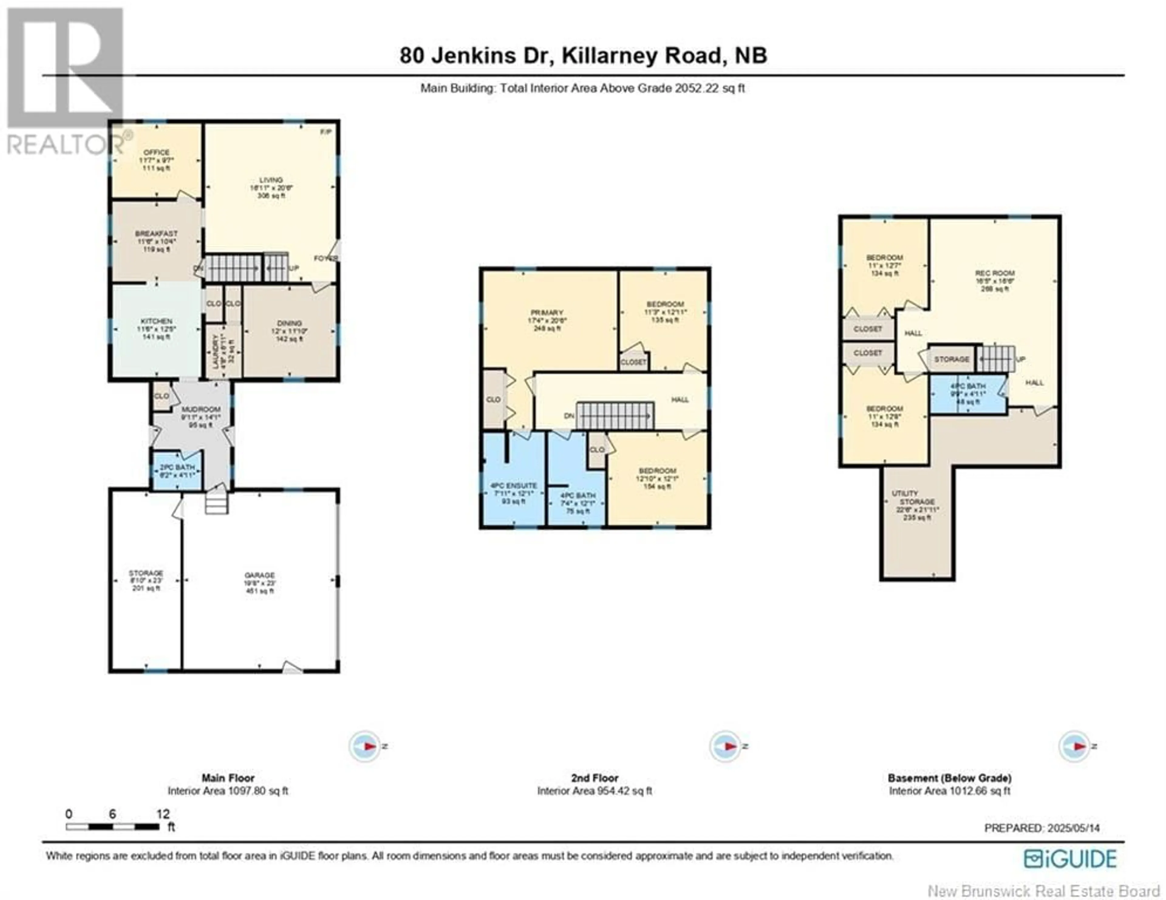 Floor plan for 80 JENKINS DRIVE, Killarney Road New Brunswick E3A9E5