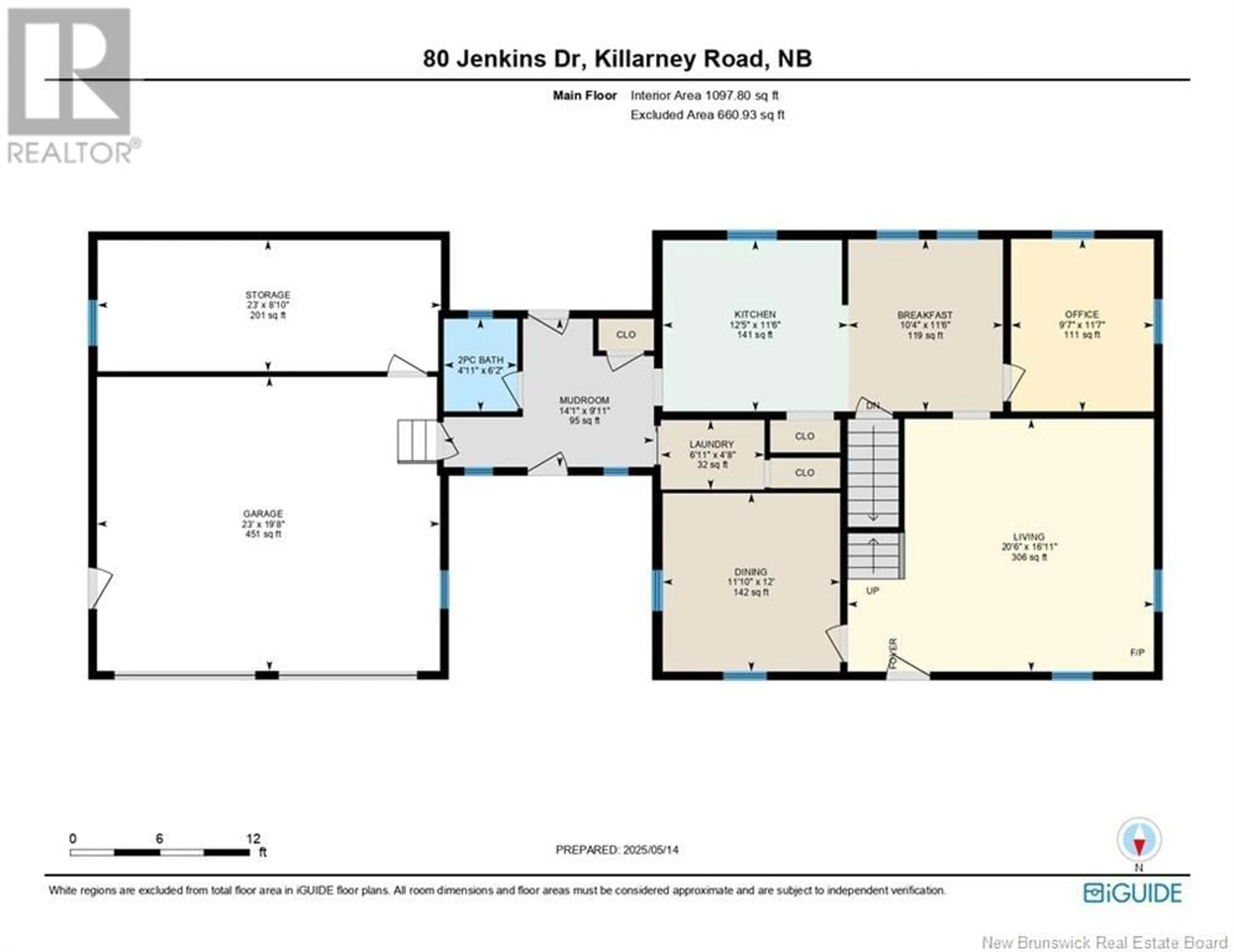 Floor plan for 80 JENKINS DRIVE, Killarney Road New Brunswick E3A9E5