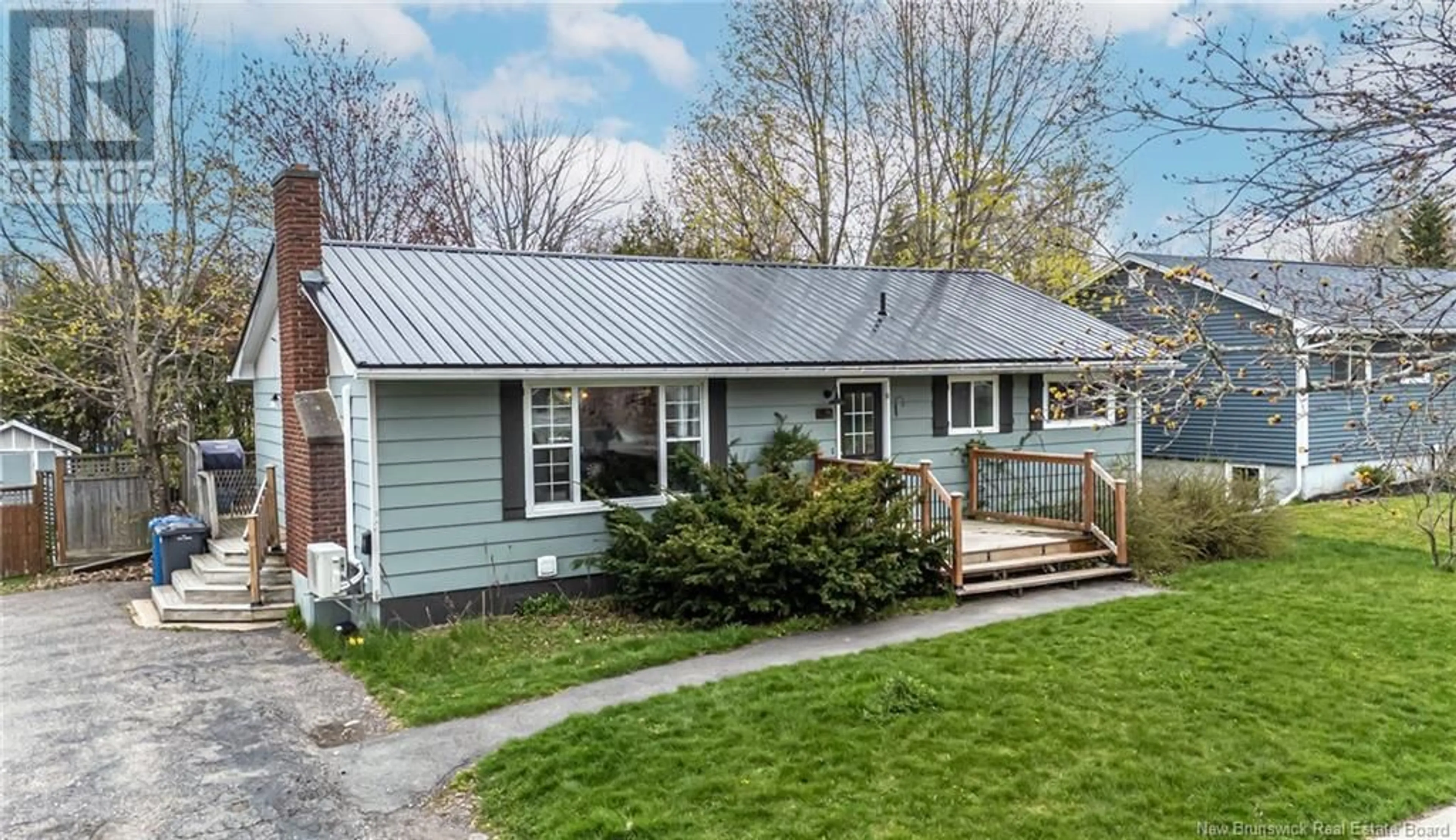 Home with vinyl exterior material, street for 62 SOUTHAMPTON DRIVE, Fredericton New Brunswick E3B4T3