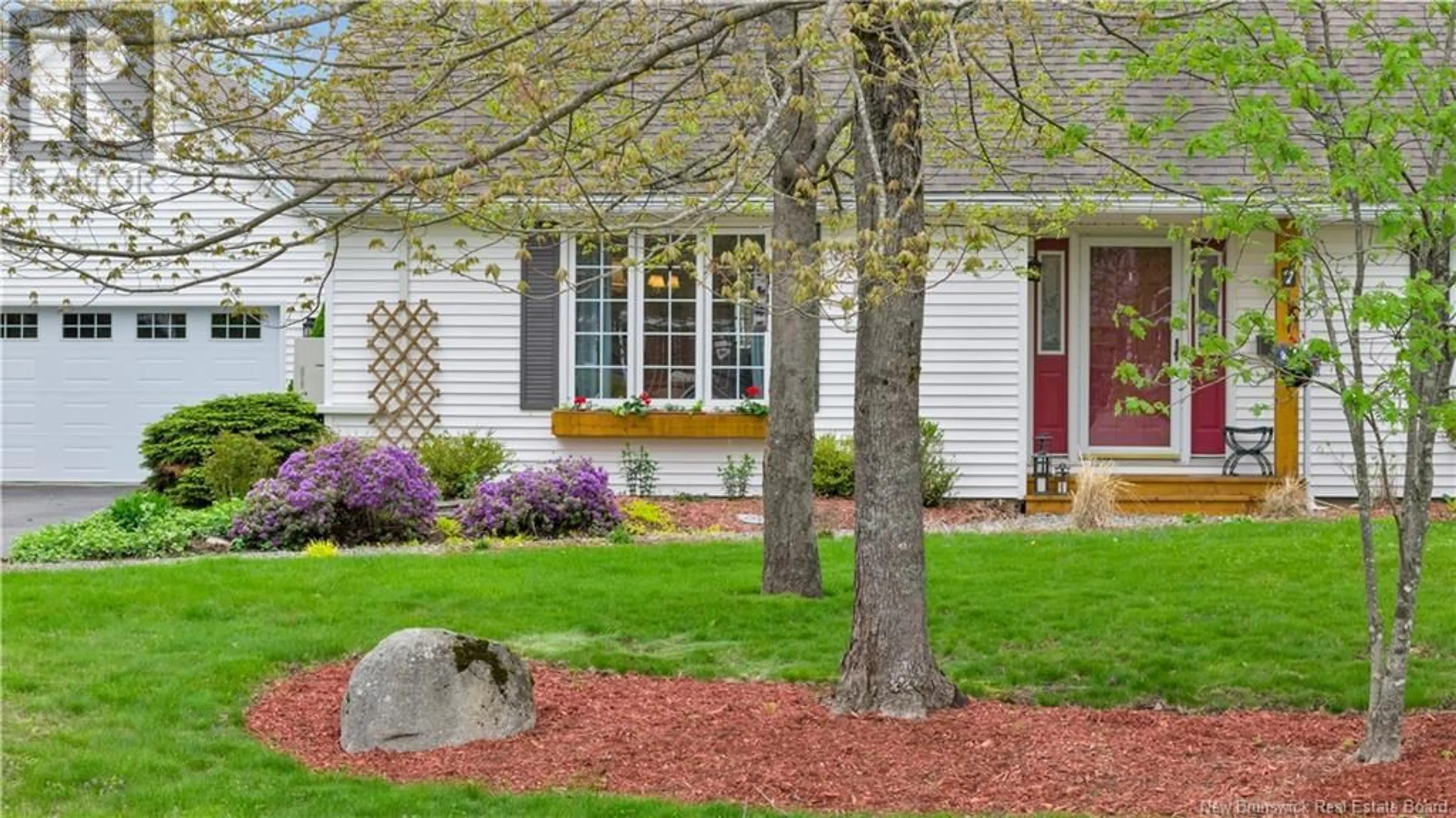 Home with vinyl exterior material, street for 7 VALLEY ROAD, Rothesay New Brunswick E2H2X6