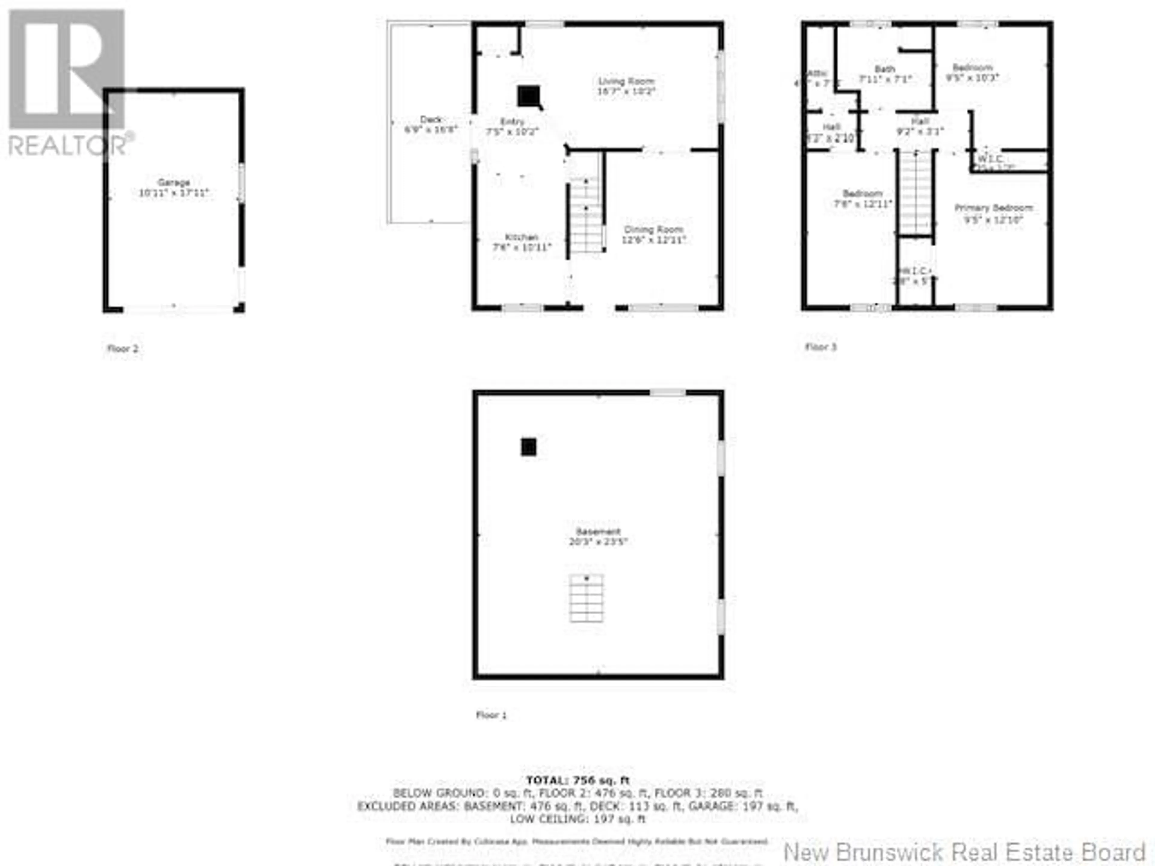 Floor plan for 797 CHALEUR STREET, Charlo New Brunswick E8E2E1