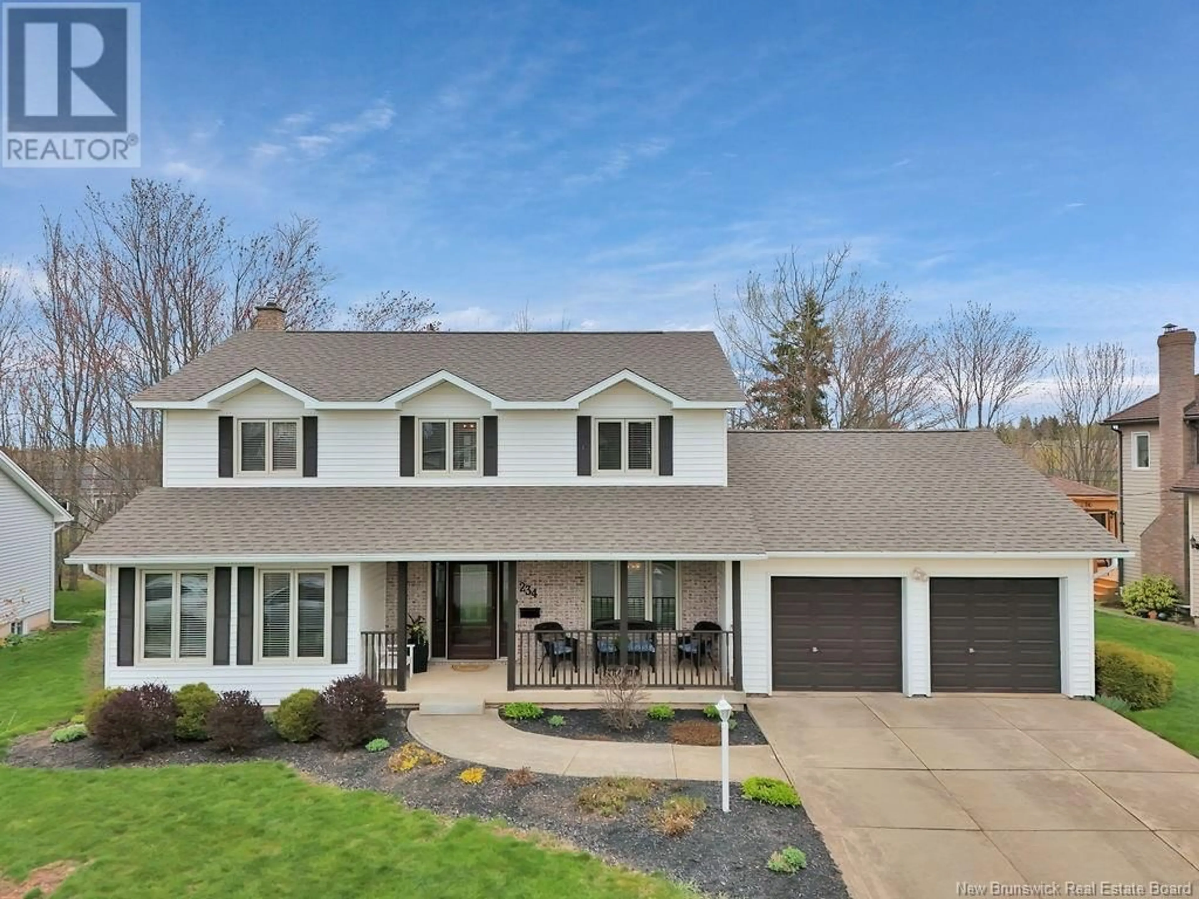 Home with vinyl exterior material, street for 234 GLENGROVE ROAD, Moncton New Brunswick E1A5W5