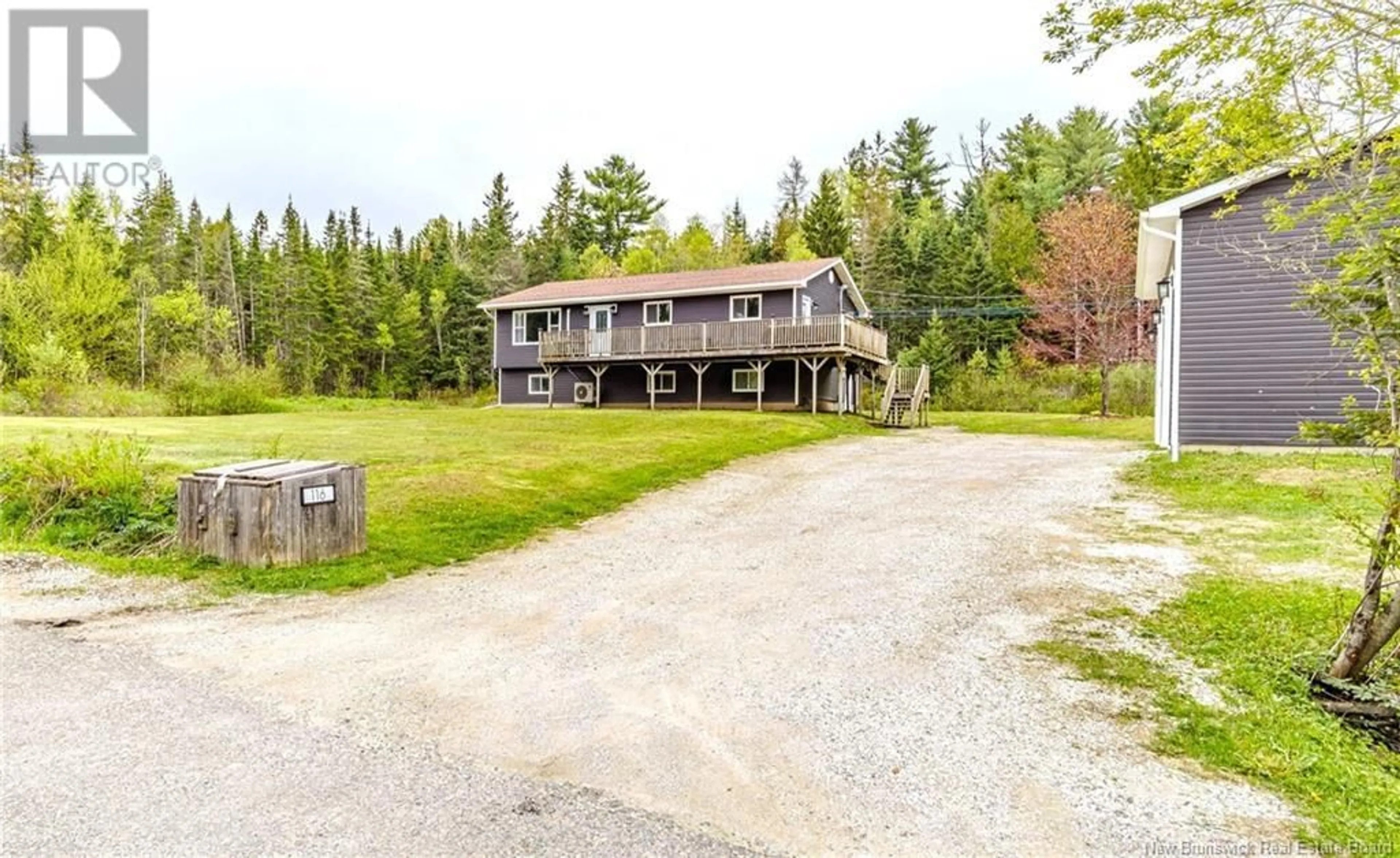A pic from outside/outdoor area/front of a property/back of a property/a pic from drone, unknown for 116 CHEYNE SETTLEMENT ROAD, Public Landing New Brunswick E5K4M4
