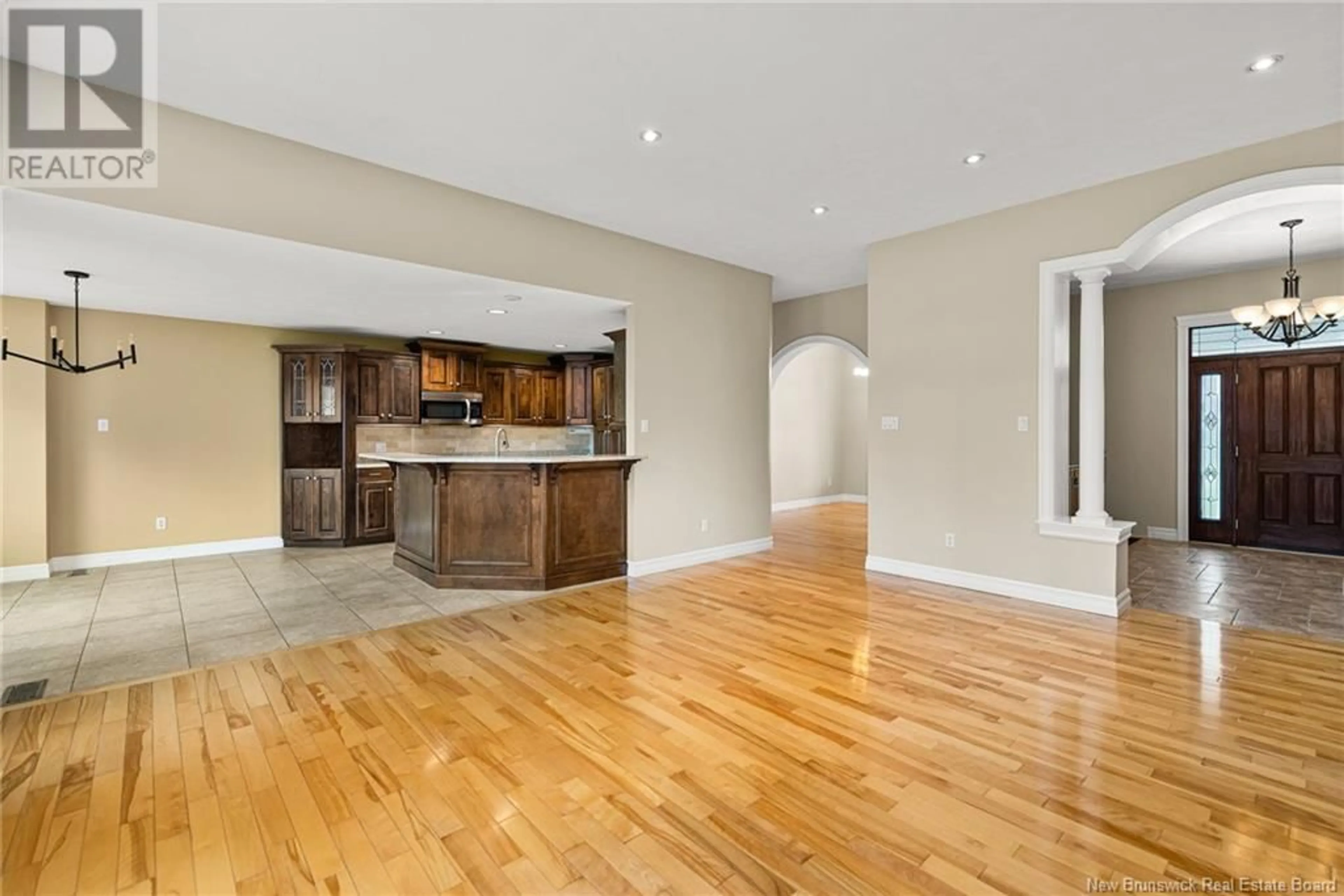 Open concept kitchen, wood/laminate floor for 378 LAVOIE, Dieppe New Brunswick E1A6S9