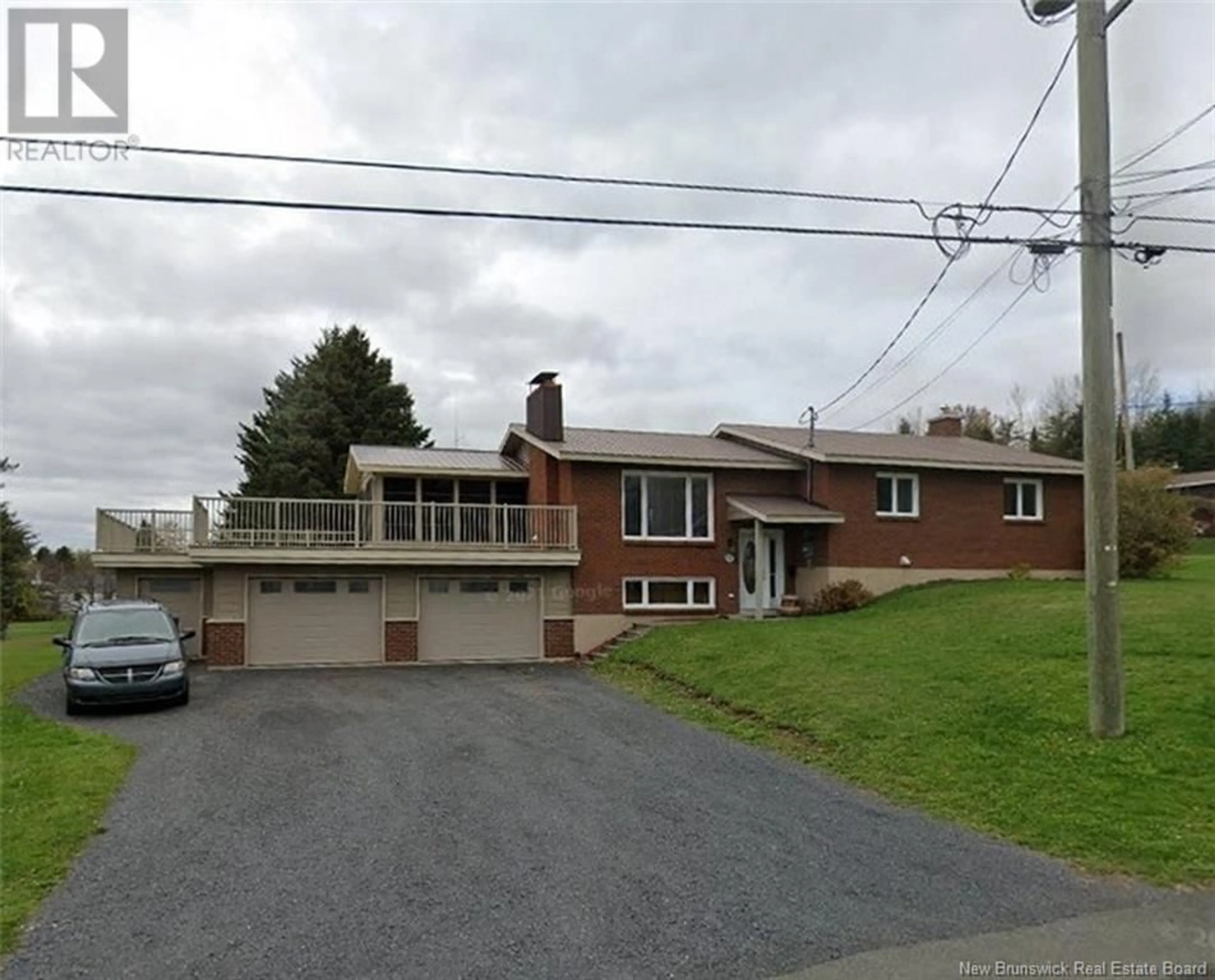 A pic from outside/outdoor area/front of a property/back of a property/a pic from drone, street for 12 MAZEROLLE STREET, Saint-Basile New Brunswick E7C1G1