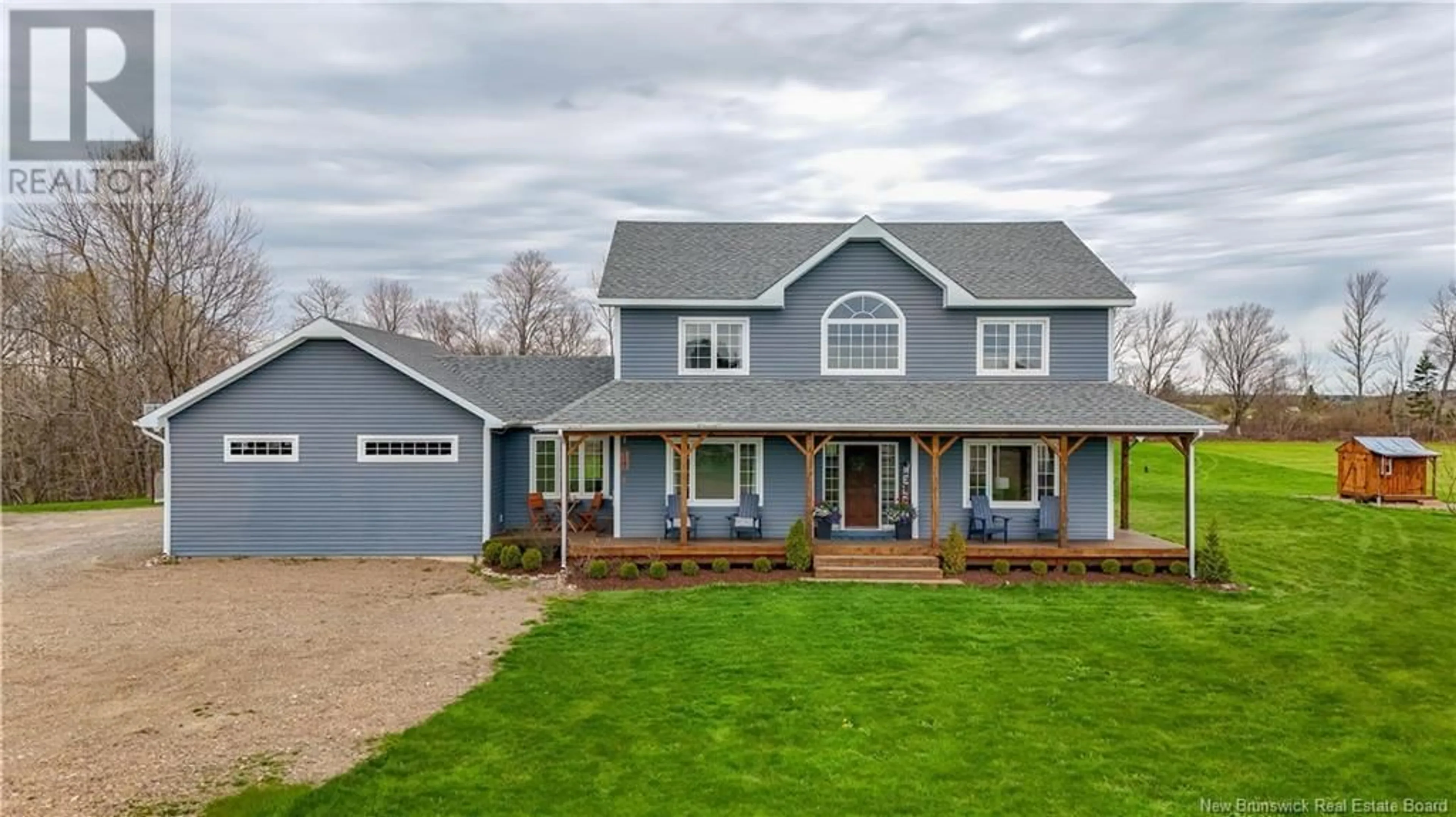 Home with vinyl exterior material, street for 1425 ROUTE 605, Millville New Brunswick E6E0A2