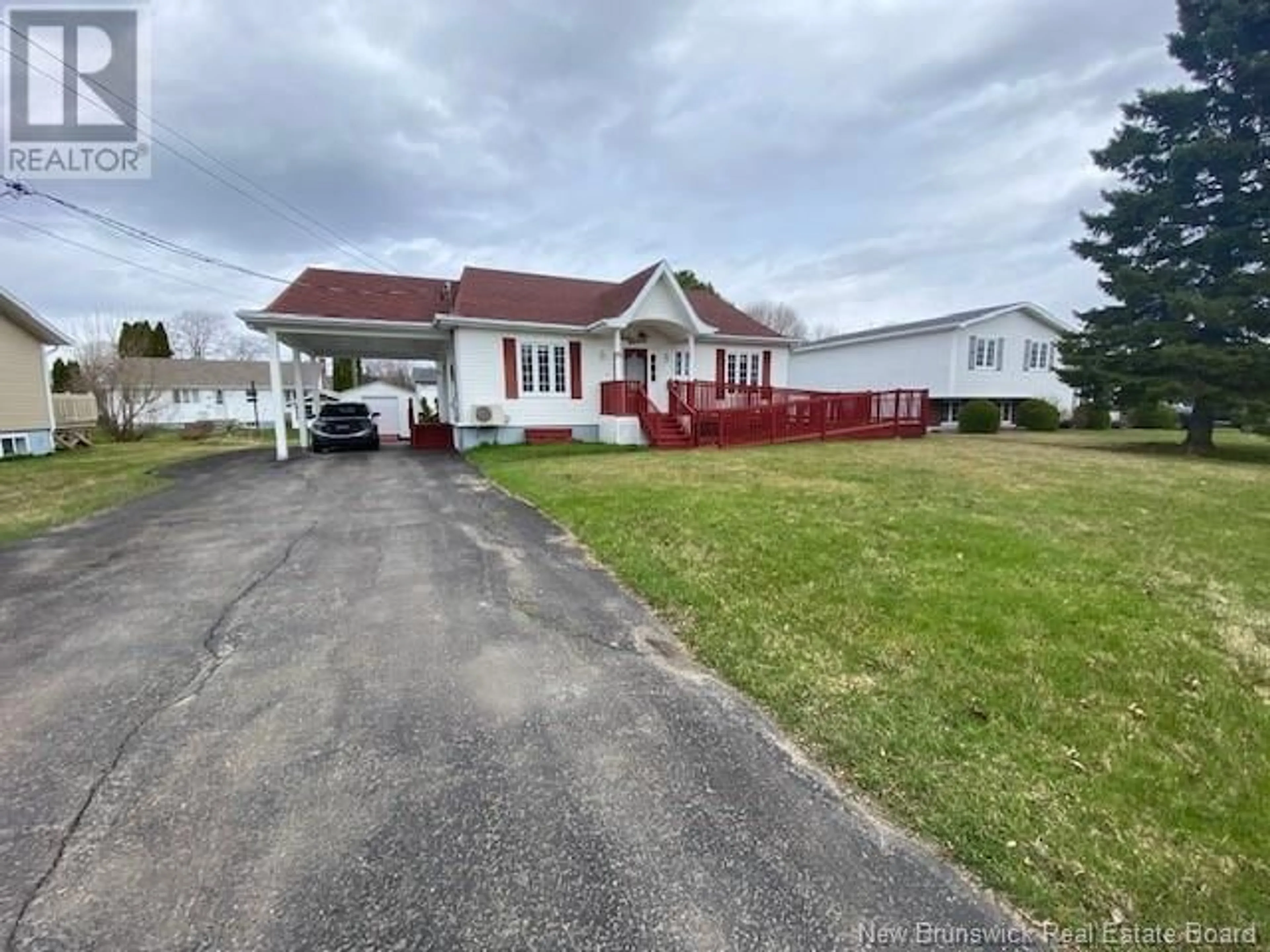 A pic from outside/outdoor area/front of a property/back of a property/a pic from drone, street for 127 BABCOCK E STREET, Tide Head New Brunswick E3N4L1