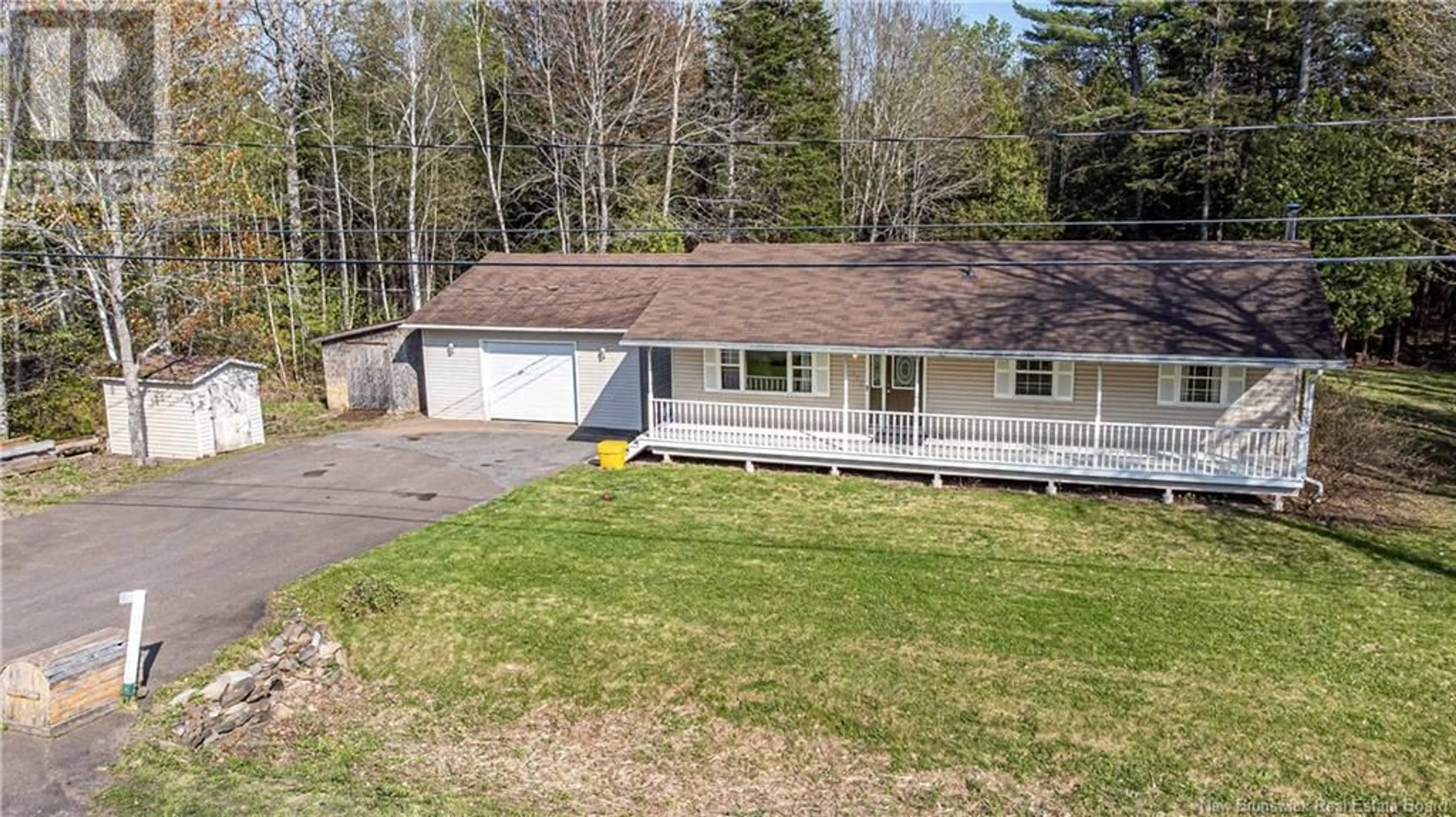 A pic from outside/outdoor area/front of a property/back of a property/a pic from drone, unknown for 155 CAMERON DRIVE, Burton New Brunswick E2V3G3
