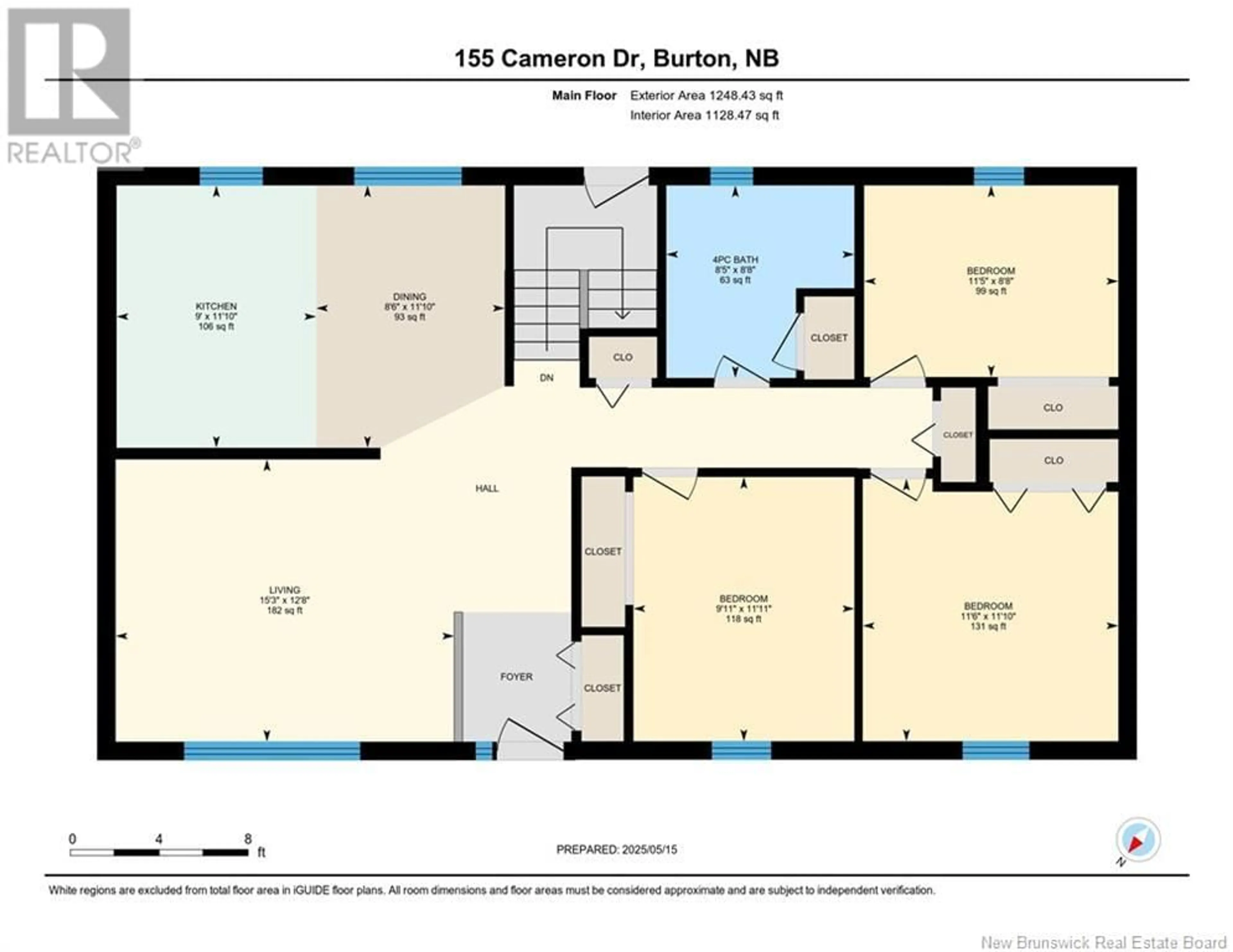 Floor plan for 155 CAMERON DRIVE, Burton New Brunswick E2V3G3
