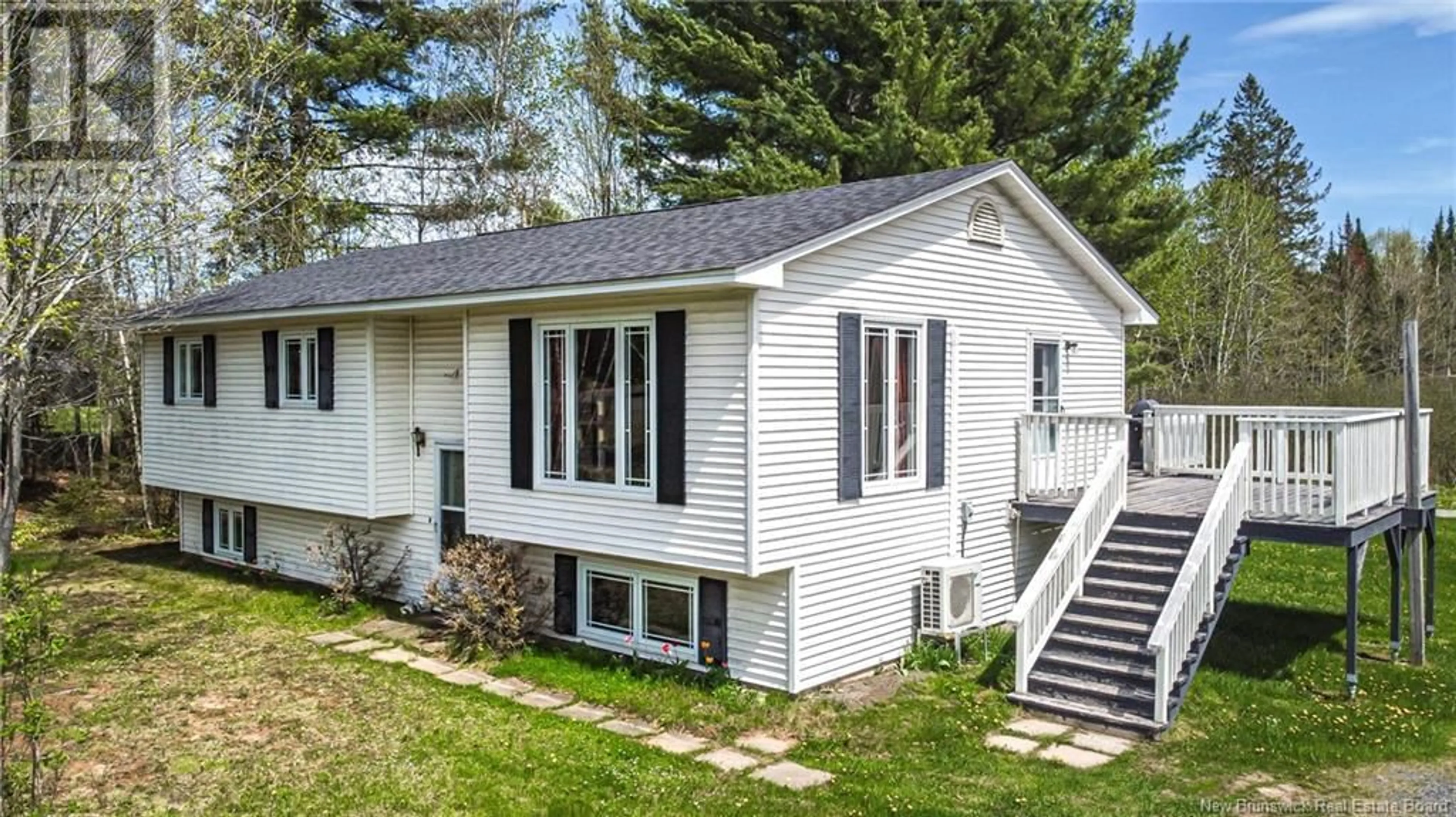 Home with vinyl exterior material, street for 100 PORTOBELLE DRIVE, Maugerville New Brunswick E3A8M4
