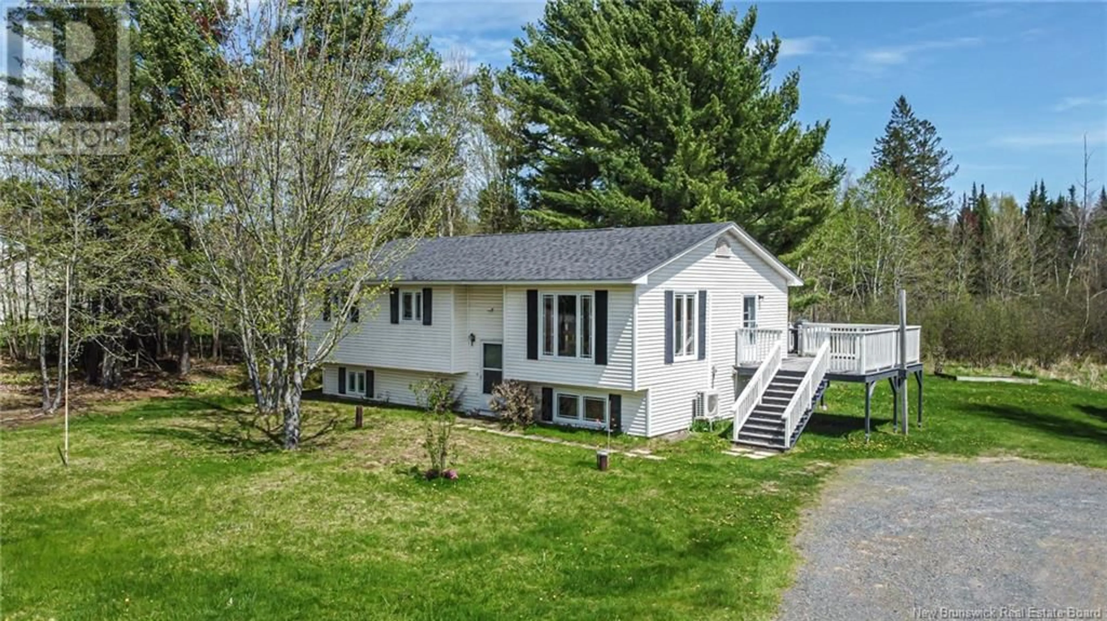 A pic from outside/outdoor area/front of a property/back of a property/a pic from drone, street for 100 PORTOBELLE DRIVE, Maugerville New Brunswick E3A8M4