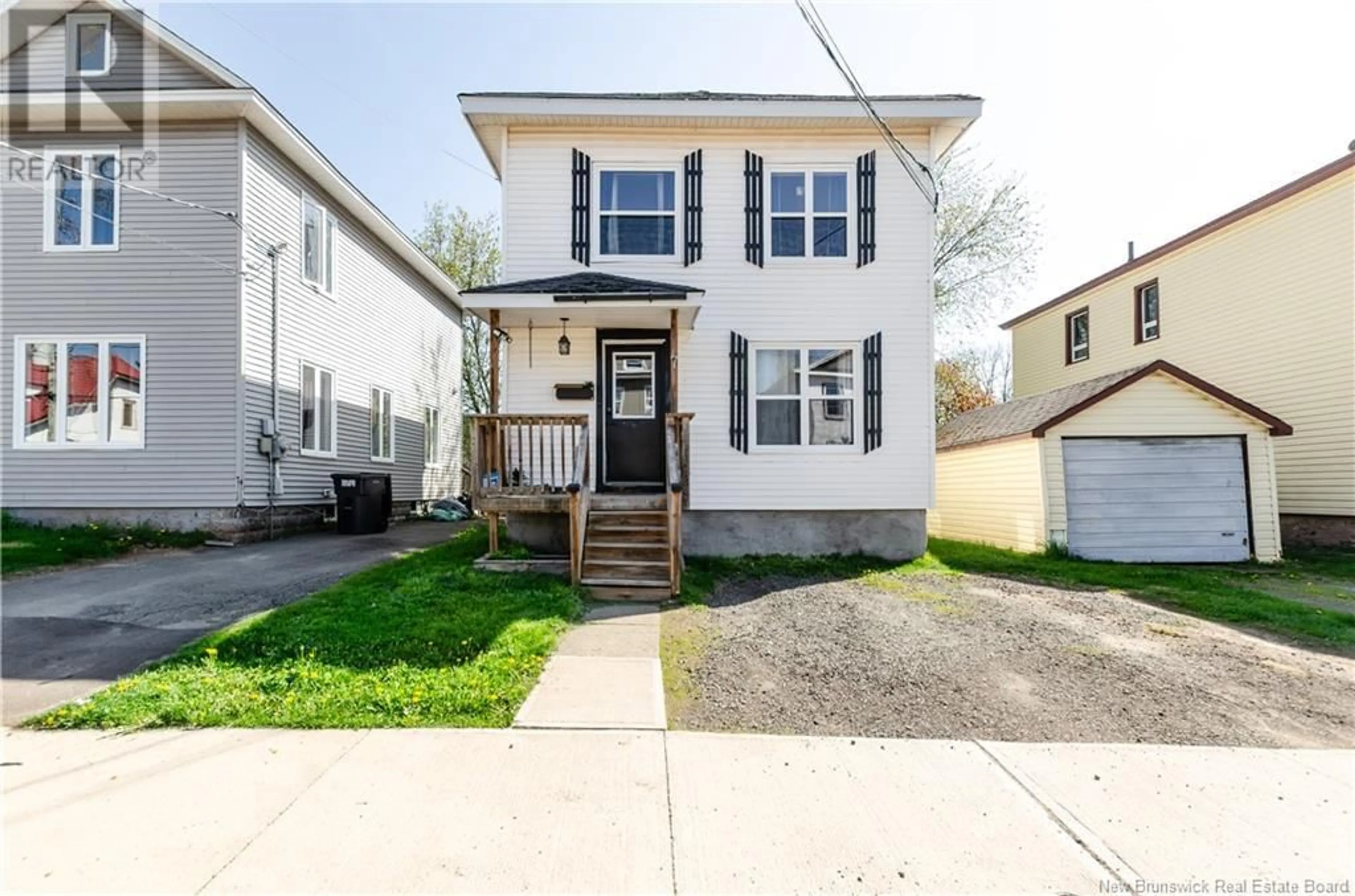Home with vinyl exterior material, street for 7 WILLOW, Moncton New Brunswick E1E3M8