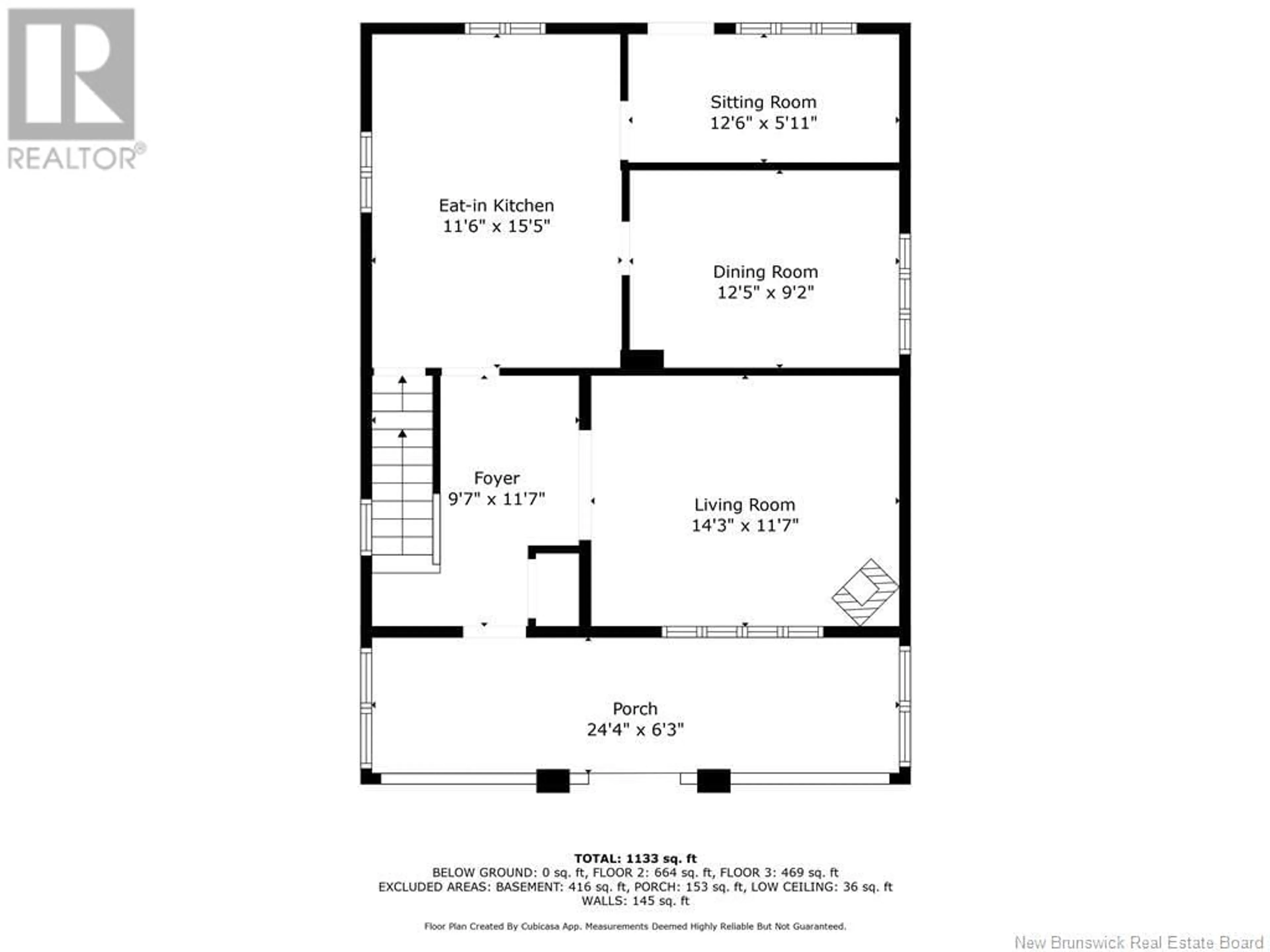 Floor plan for 343 RENFREW, Dalhousie New Brunswick E8C2J4