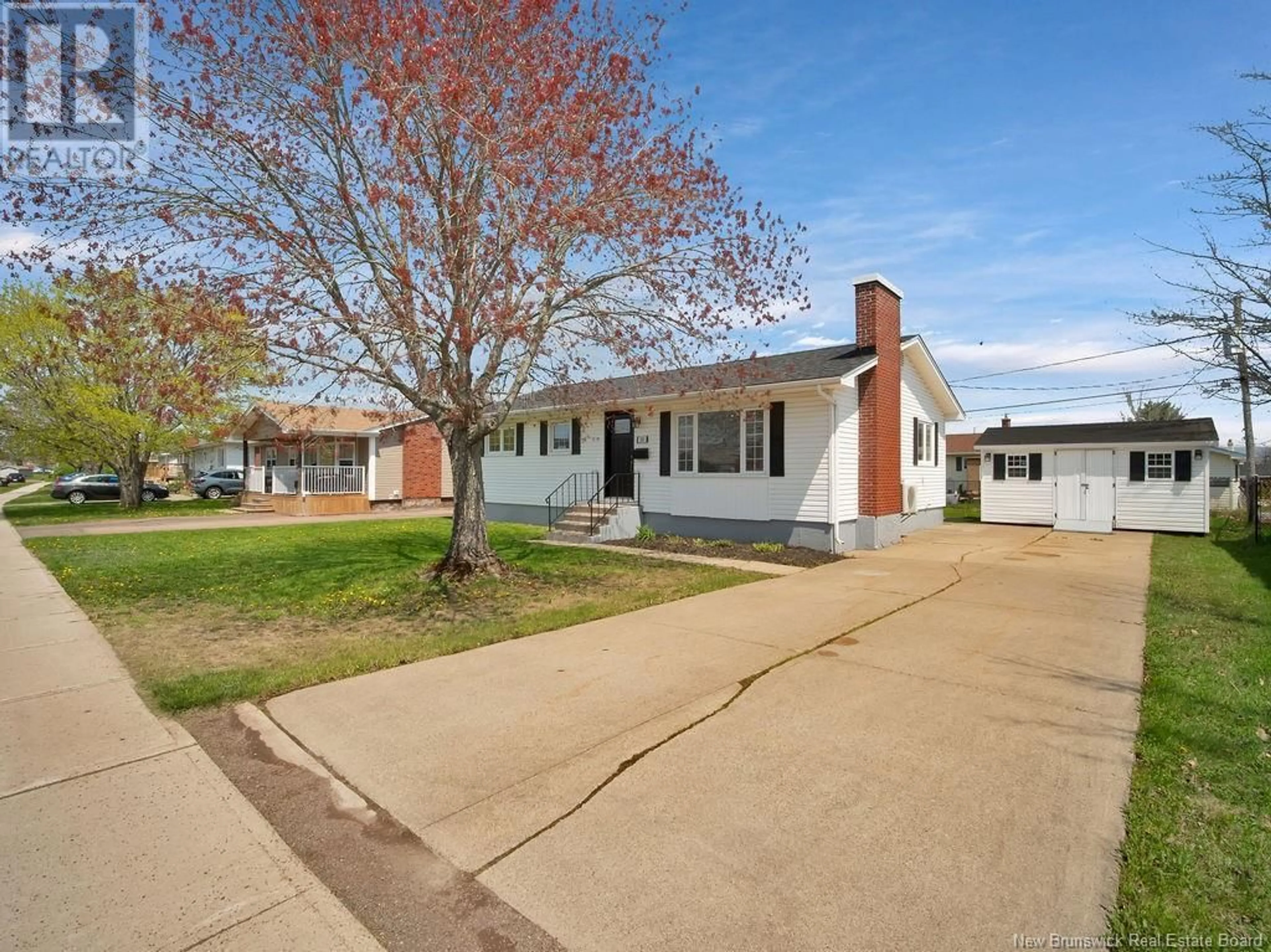 Home with vinyl exterior material, street for 39 MILLER DRIVE, Moncton New Brunswick E1C7T3