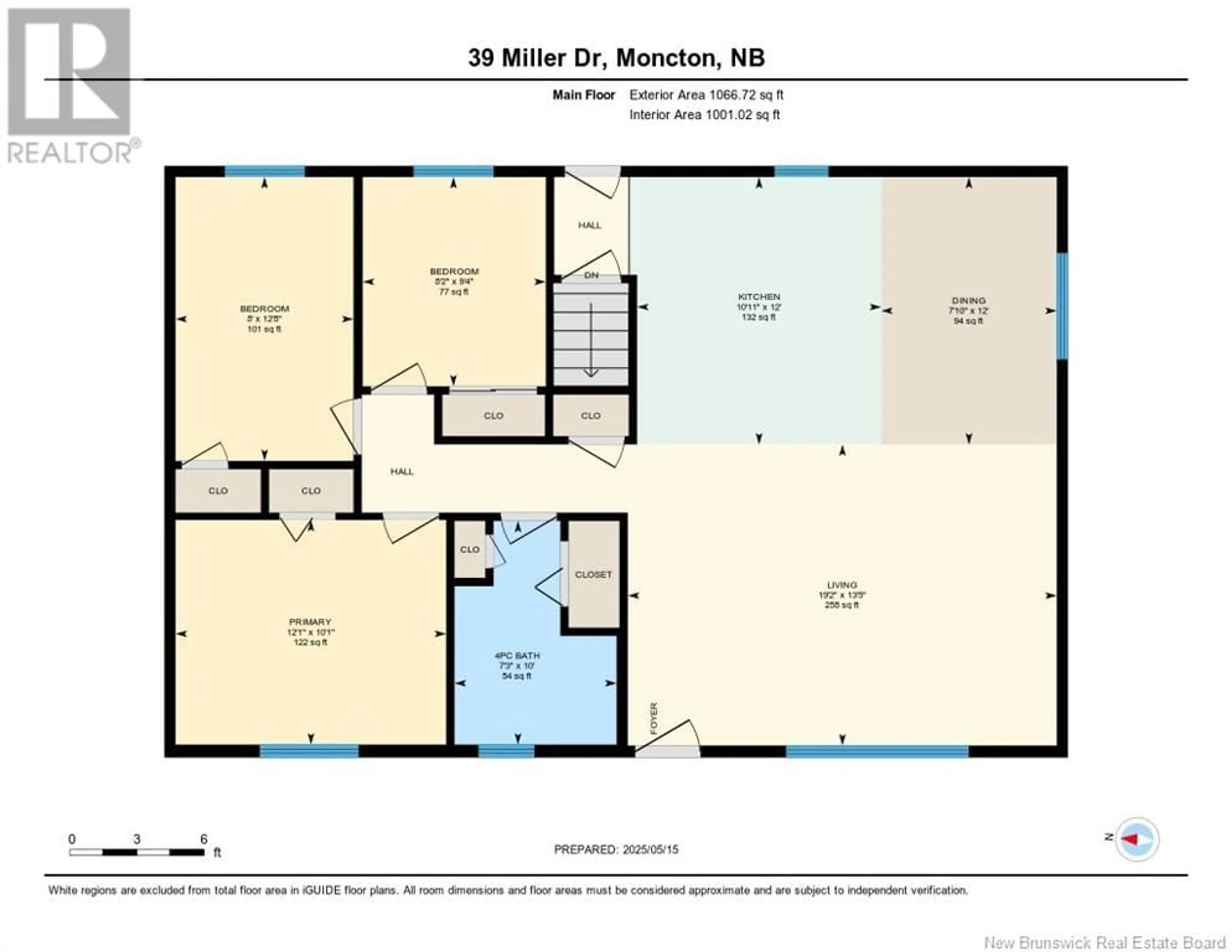 Floor plan for 39 MILLER DRIVE, Moncton New Brunswick E1C7T3