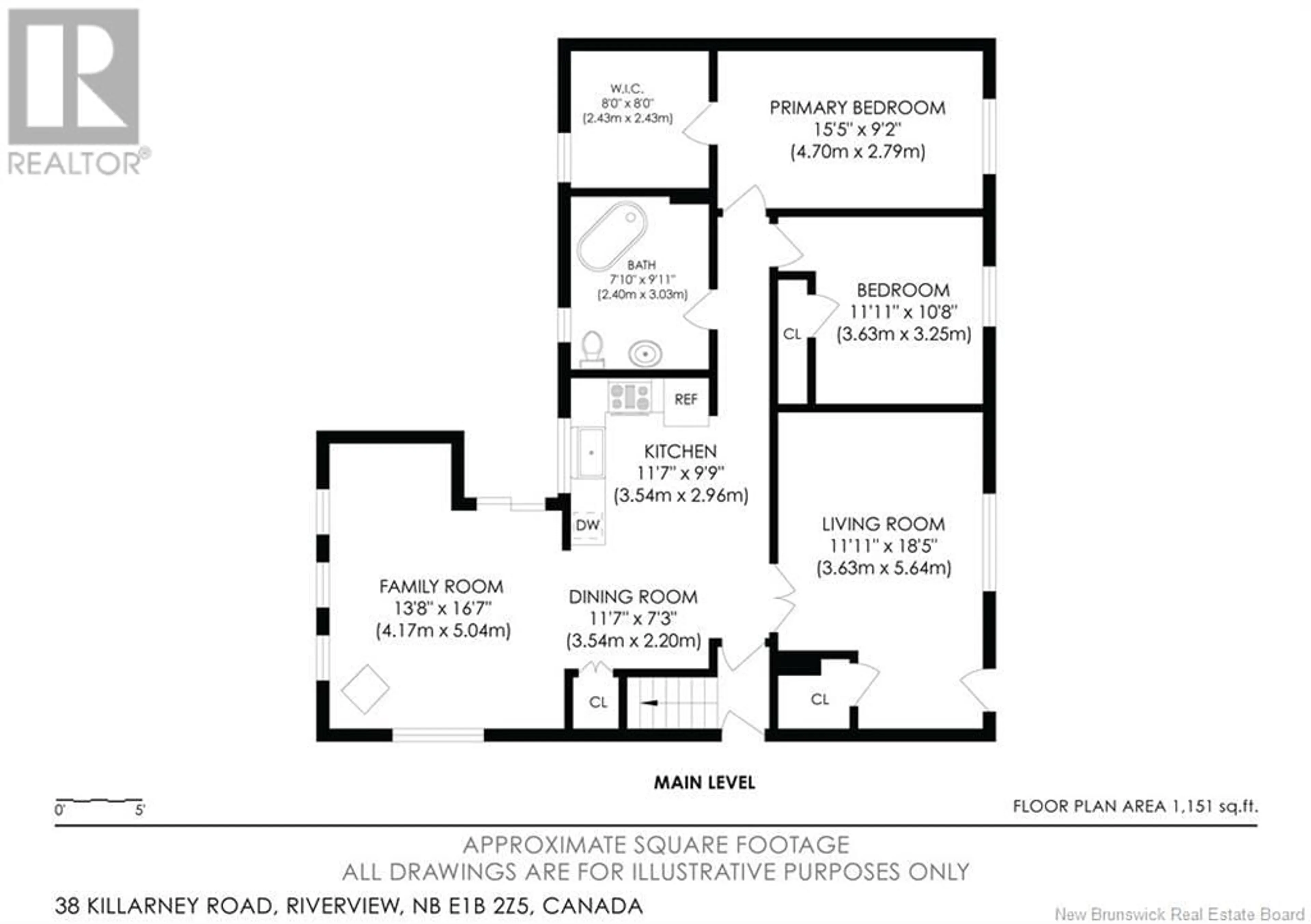 Floor plan for 38 KILLARNEY ROAD, Riverview New Brunswick E1B2Z5