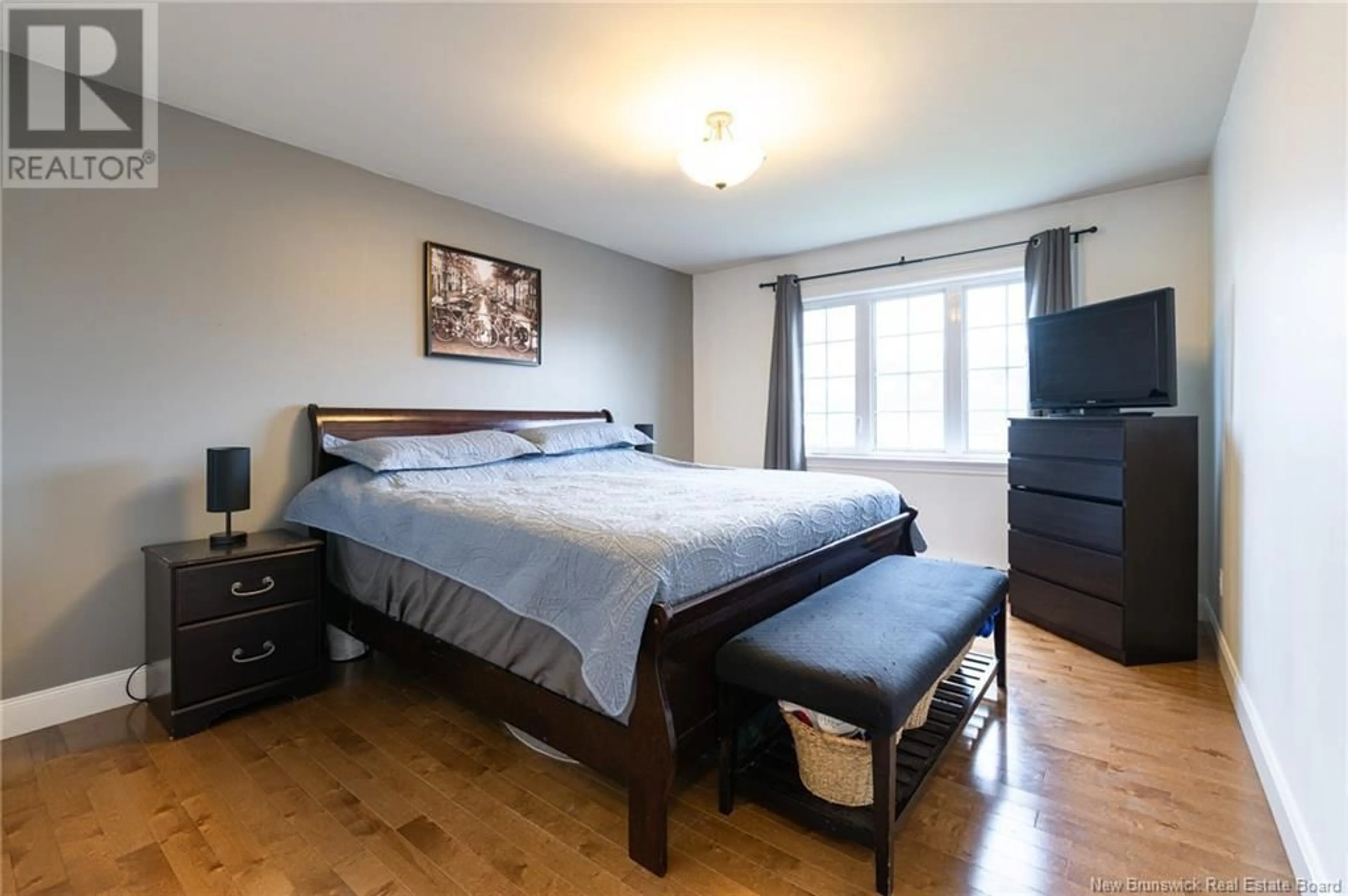 Bedroom with bed, wood/laminate floor for 11 LANCEFIELD CRESCENT, Moncton New Brunswick E1E0E7