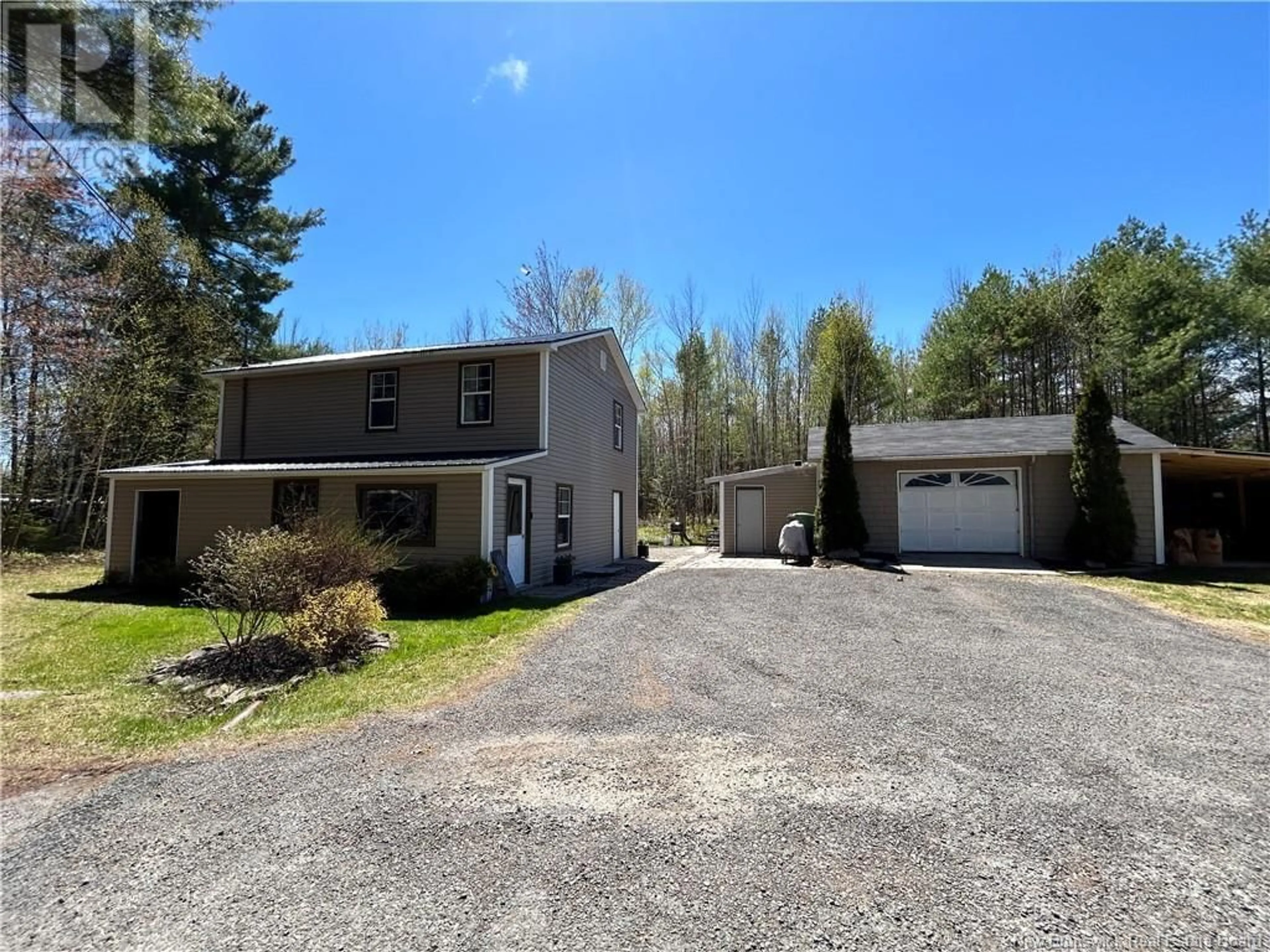 A pic from outside/outdoor area/front of a property/back of a property/a pic from drone, street for 1256 ROUTE 10, Noonan New Brunswick E3A8R1