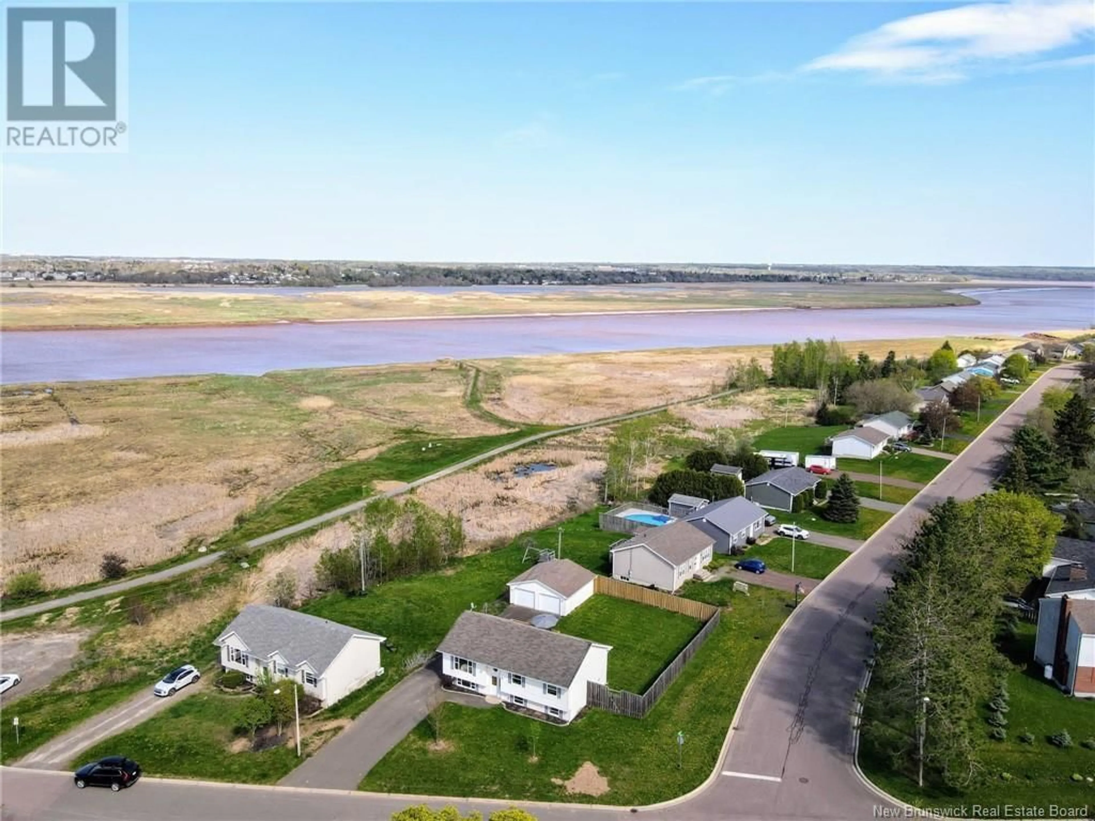 A pic from outside/outdoor area/front of a property/back of a property/a pic from drone, water/lake/river/ocean view for 121 MUNCEY DRIVE, Riverview New Brunswick E1B5T3