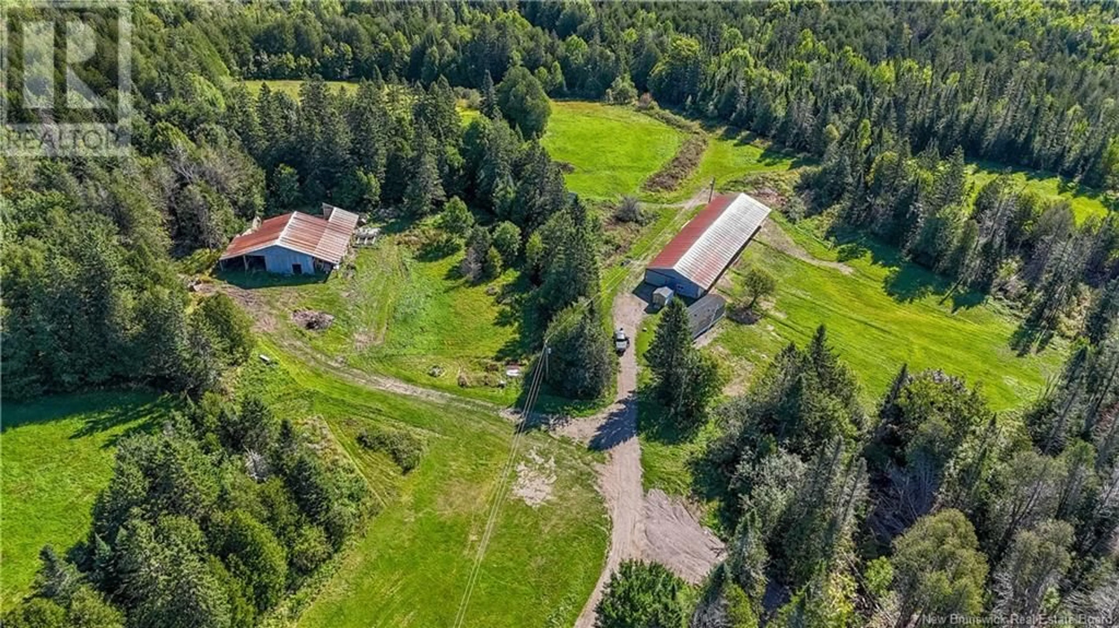 A pic from outside/outdoor area/front of a property/back of a property/a pic from drone, forest/trees view for 3864 ROUTE 620, Tay Creek New Brunswick E3B1K1