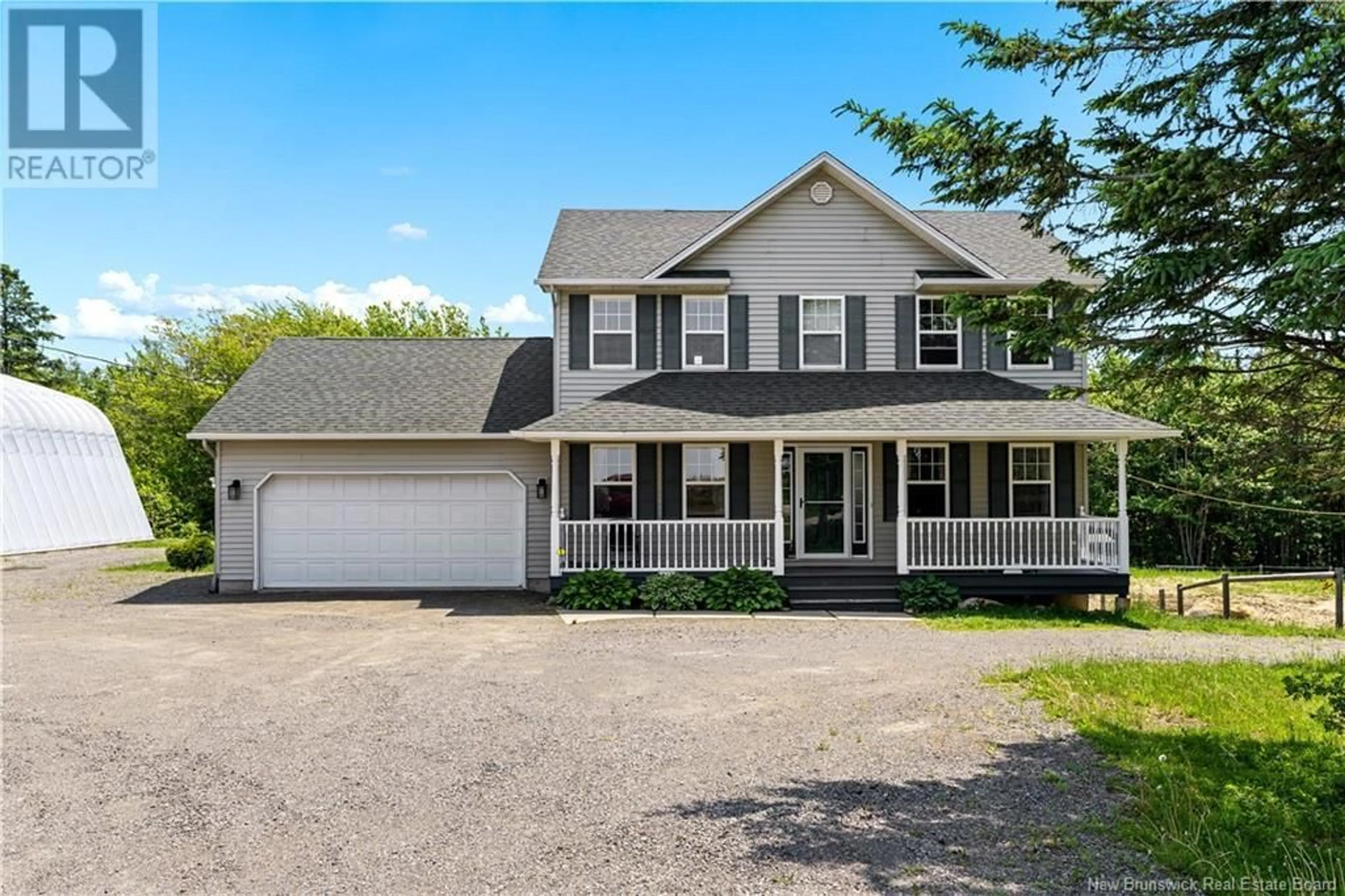 Home with vinyl exterior material, street for 3489 ROUTE 115, Notre-Dame New Brunswick E4V2C9