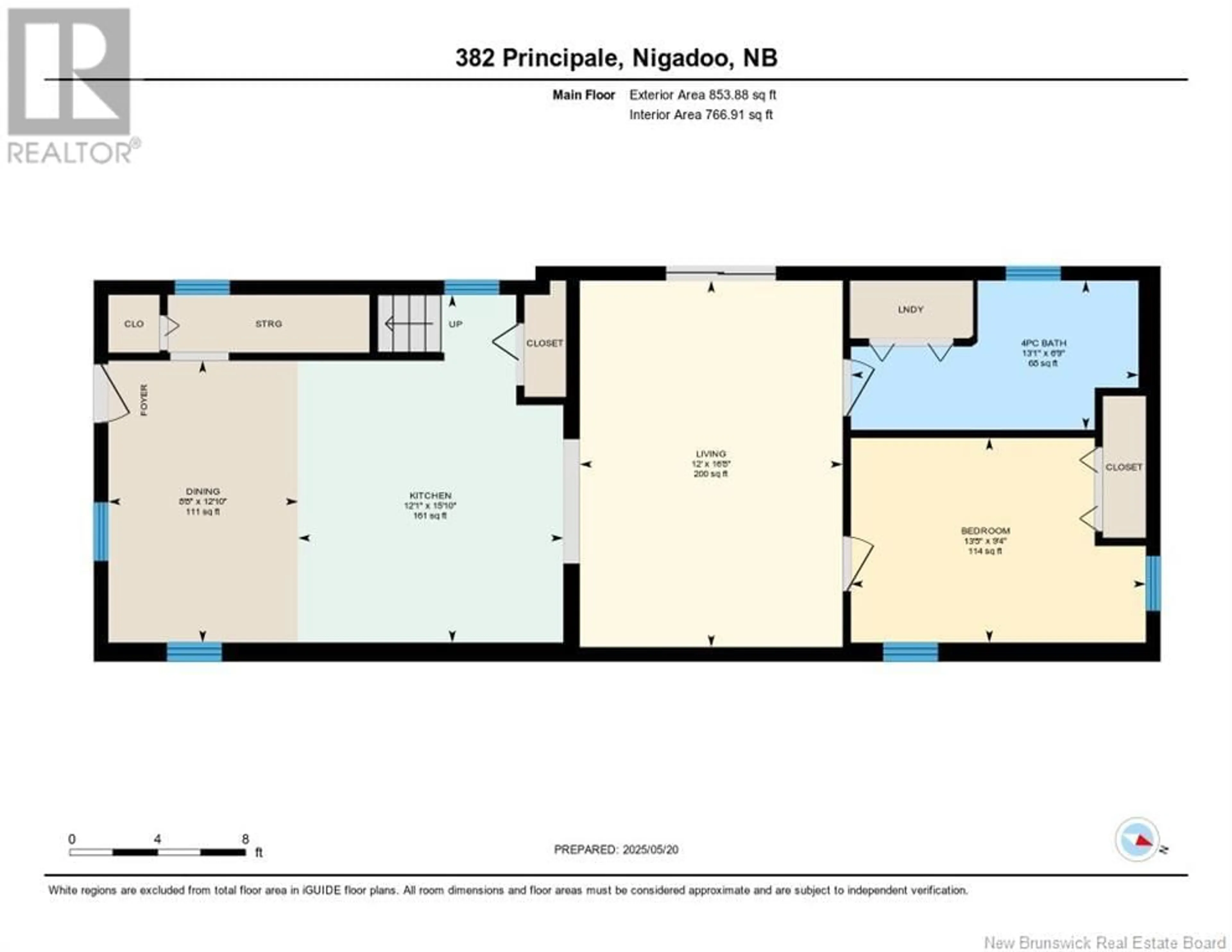 Floor plan for 382 RUE PRINCIPALE, Nigadoo New Brunswick E8K3M8