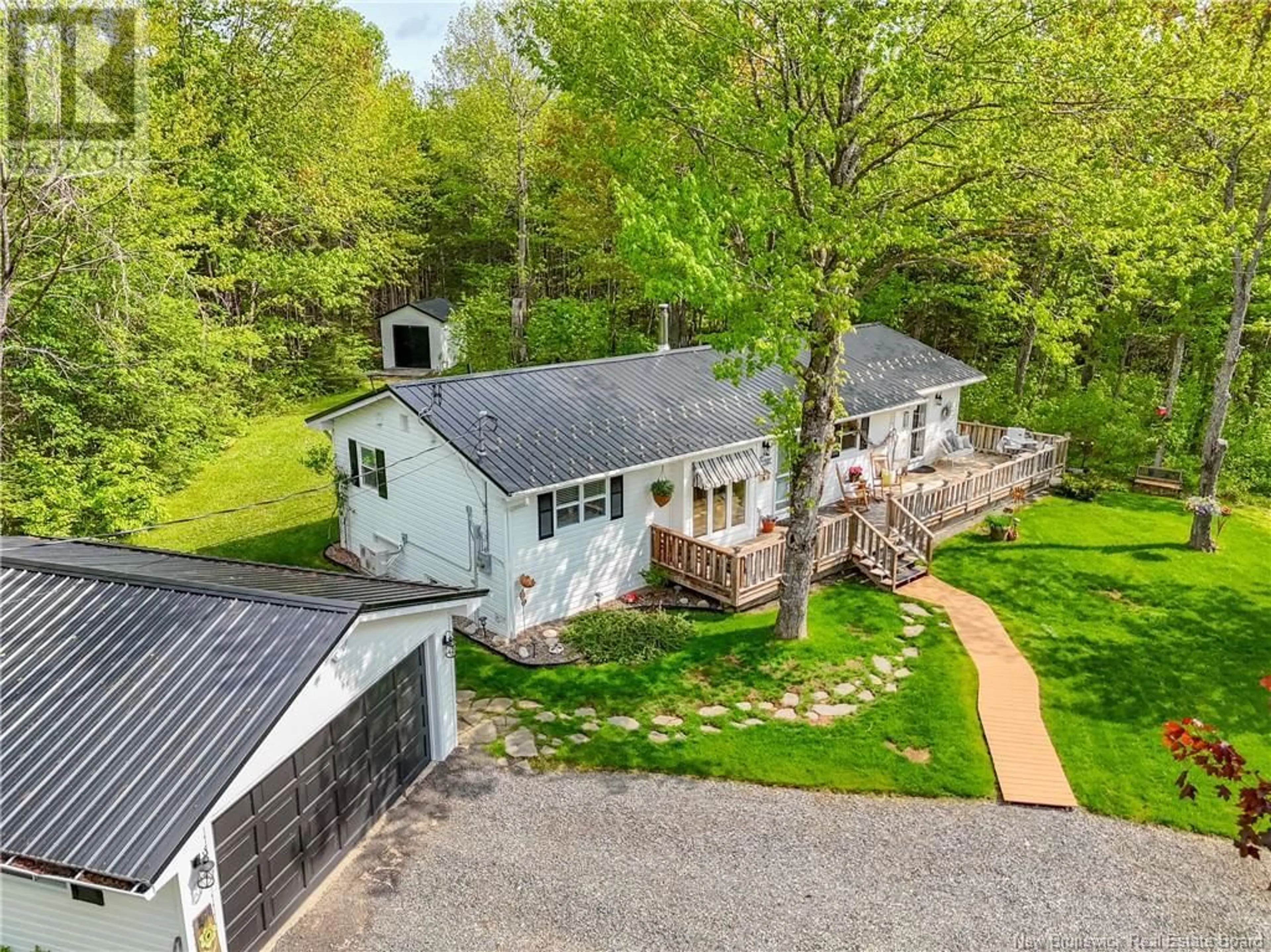 A pic from outside/outdoor area/front of a property/back of a property/a pic from drone, unknown for 128+104 JERRY CHESSIE ROAD, Yoho Lake New Brunswick E6K3B4