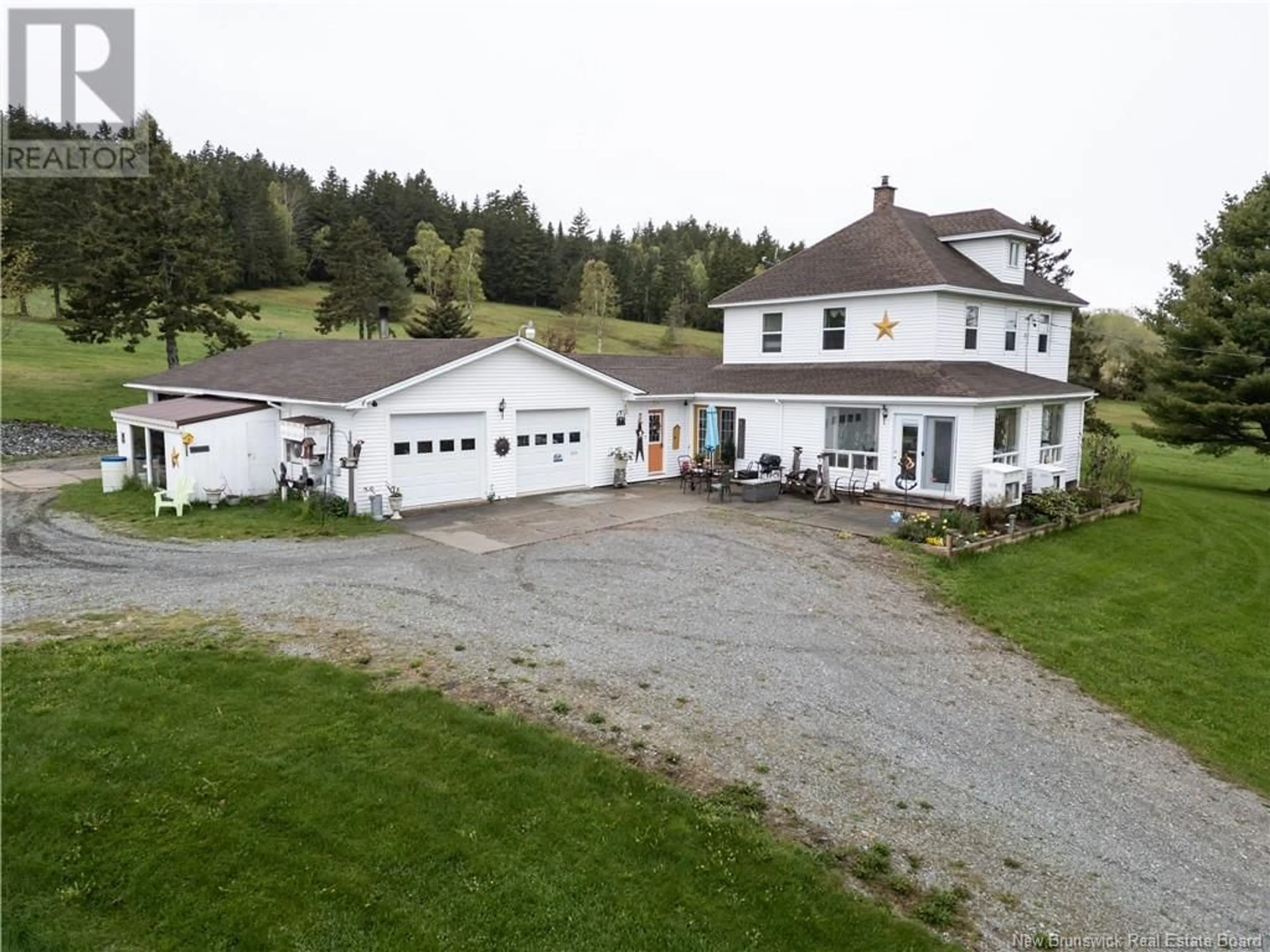 A pic from outside/outdoor area/front of a property/back of a property/a pic from drone, building for 1090 ALBERT MINES ROAD, Albert Mines New Brunswick E4H1Y4