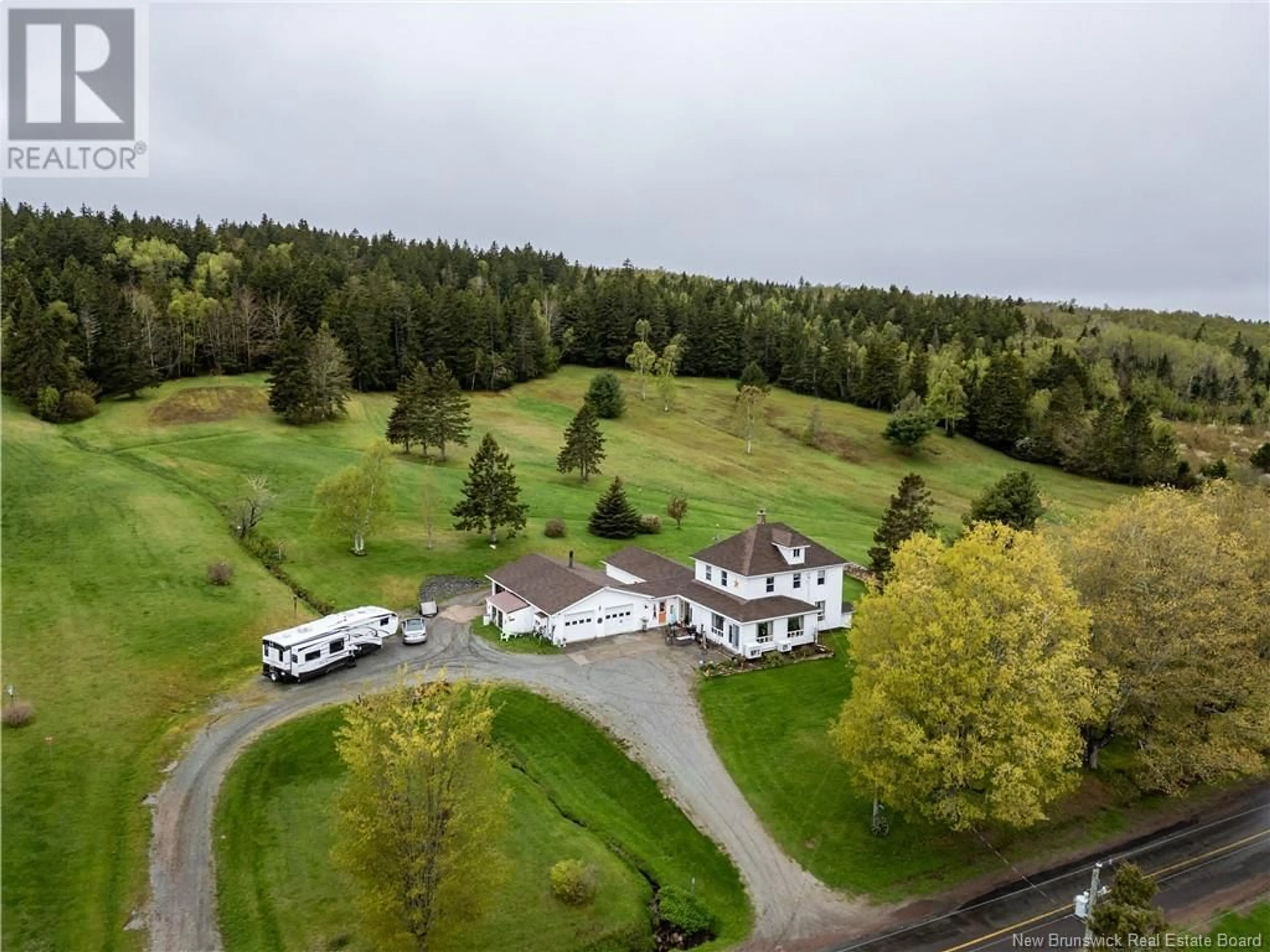 A pic from outside/outdoor area/front of a property/back of a property/a pic from drone, unknown for 1090 ALBERT MINES ROAD, Albert Mines New Brunswick E4H1Y4