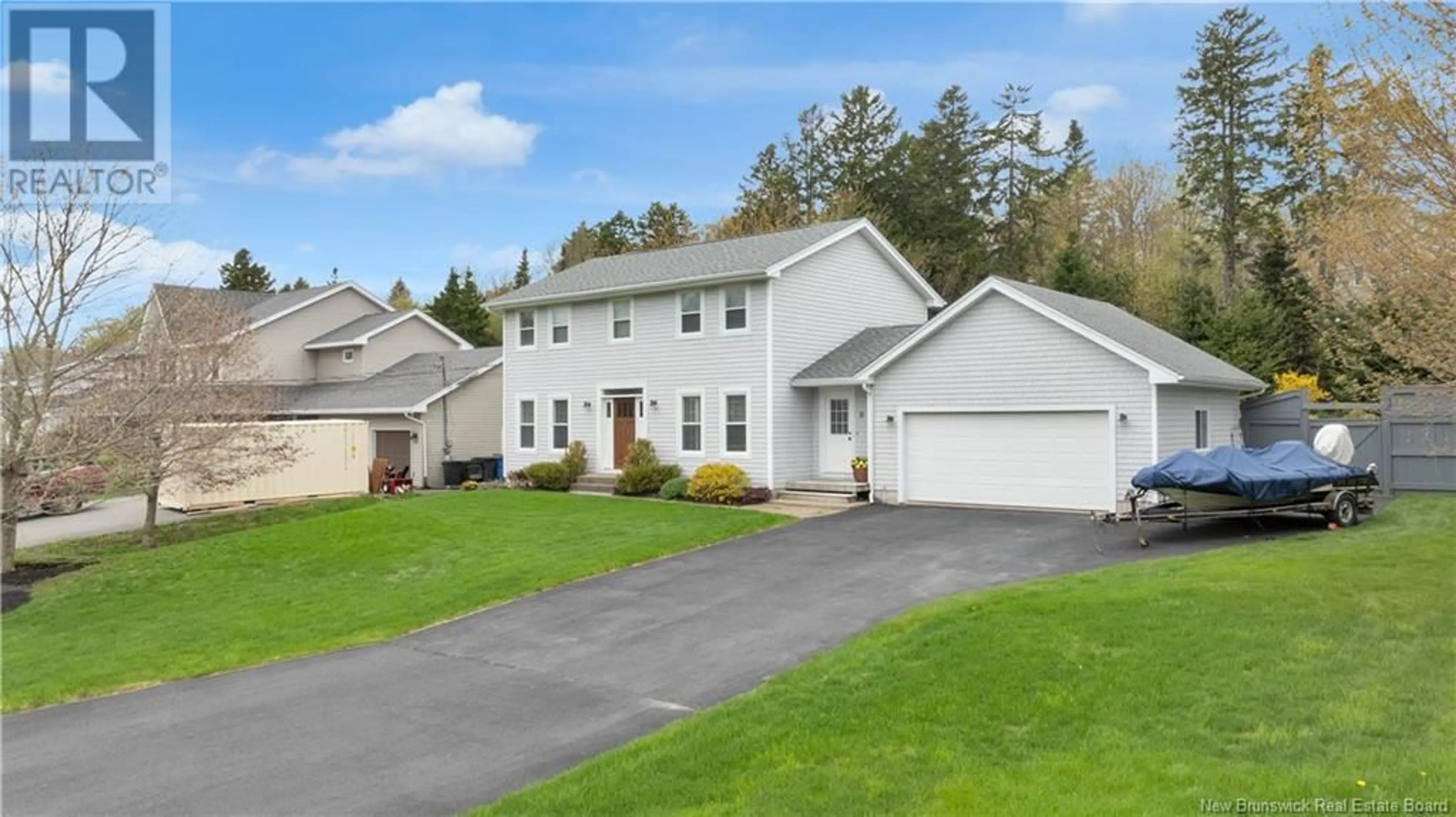 Home with vinyl exterior material, street for 91 QUEENSBURY DRIVE, Quispamsis New Brunswick E2E5Y7