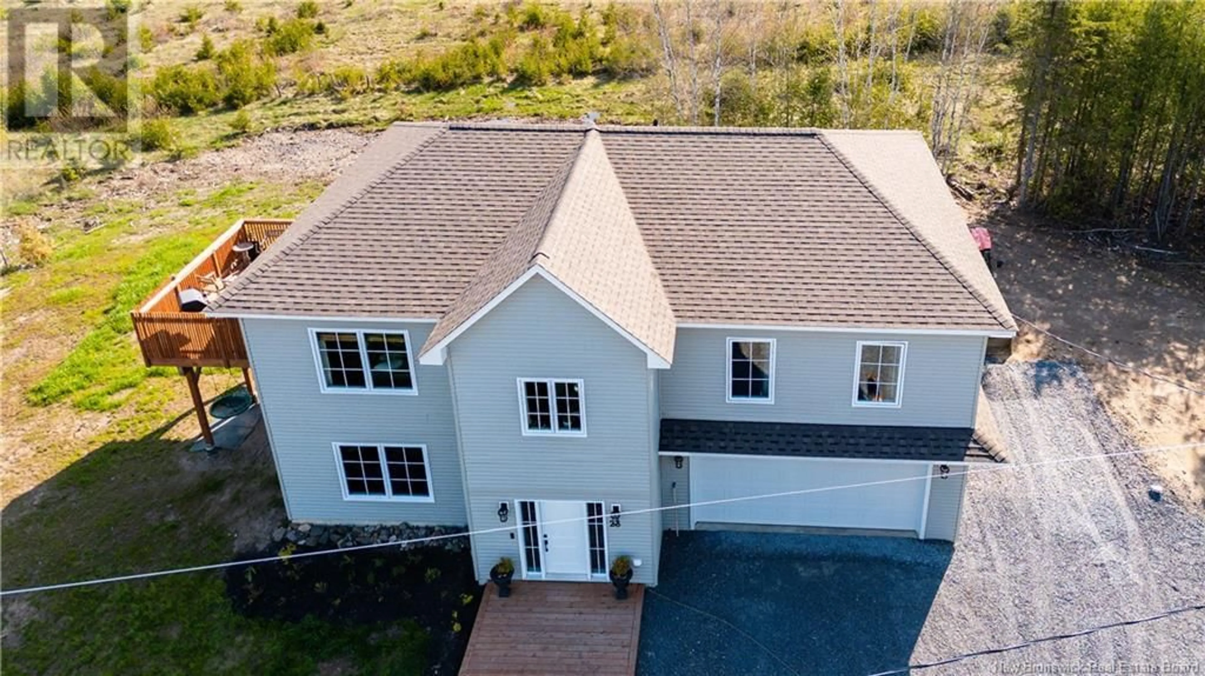 A pic from outside/outdoor area/front of a property/back of a property/a pic from drone, unknown for 23 SNOWSHOE STREET, Lower Kingsclear New Brunswick E3E0E9