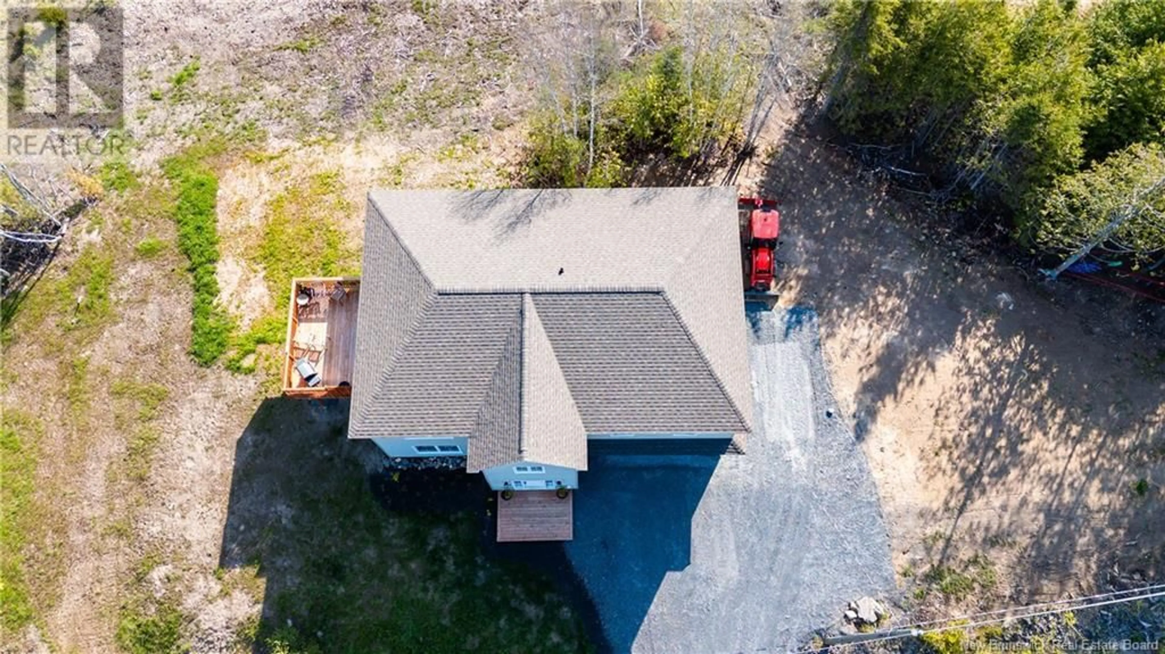 A pic from outside/outdoor area/front of a property/back of a property/a pic from drone, unknown for 23 SNOWSHOE STREET, Lower Kingsclear New Brunswick E3E0E9