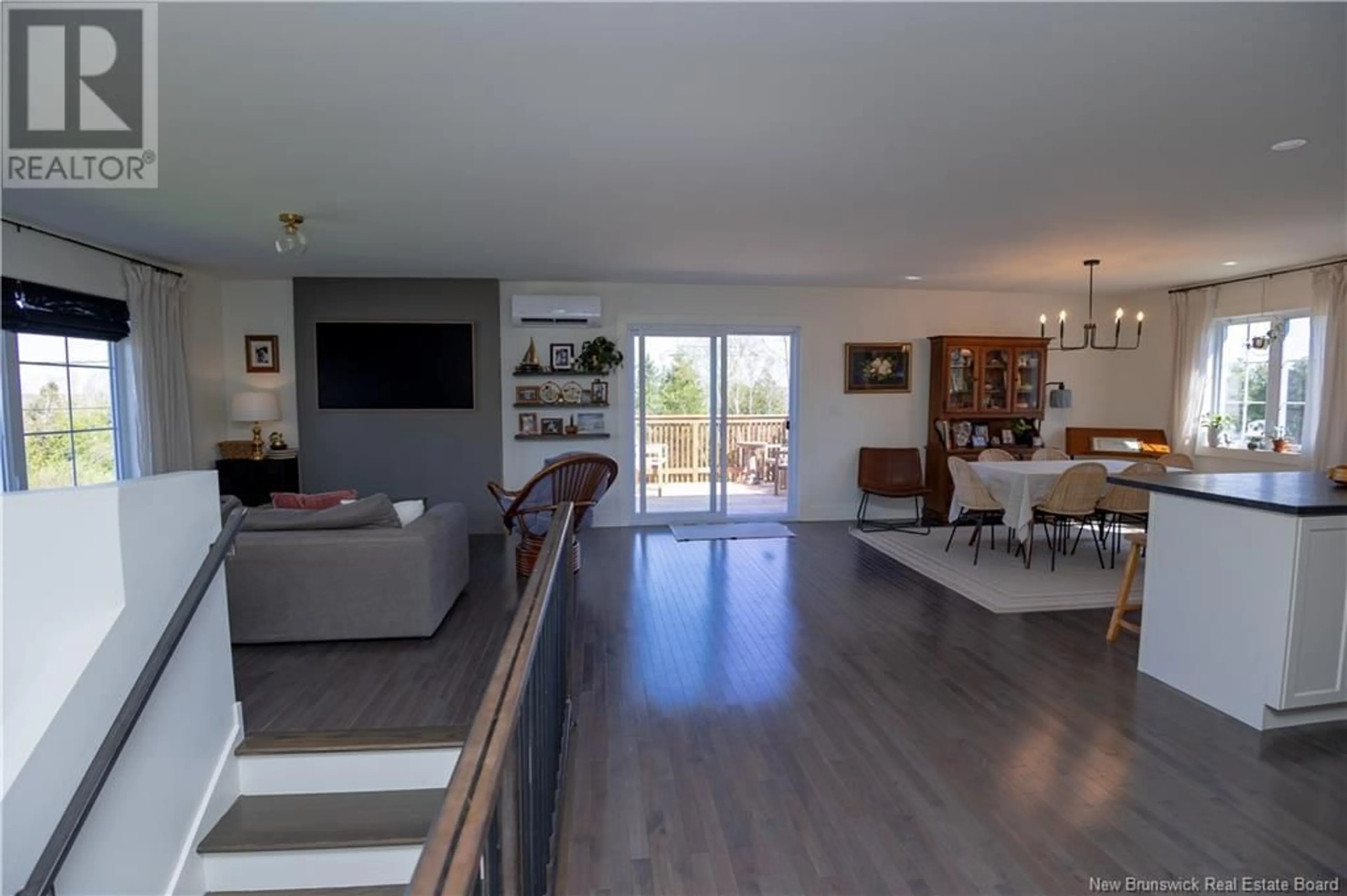 Living room with furniture, wood/laminate floor for 23 SNOWSHOE STREET, Lower Kingsclear New Brunswick E3E0E9
