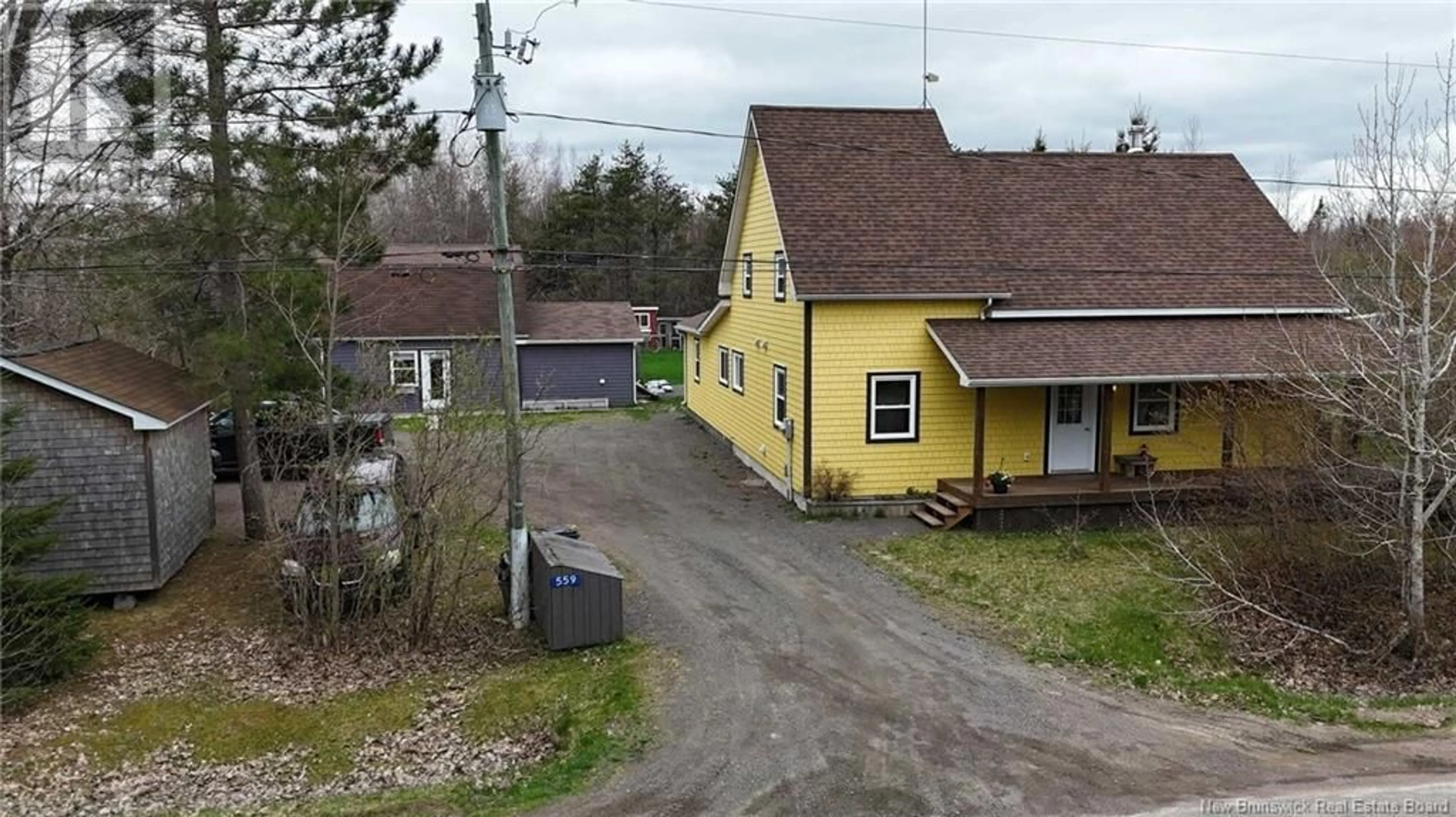 A pic from outside/outdoor area/front of a property/back of a property/a pic from drone, street for 559 ALDOUANE STATION CROSS ROAD, Aldouane New Brunswick E4W4K5