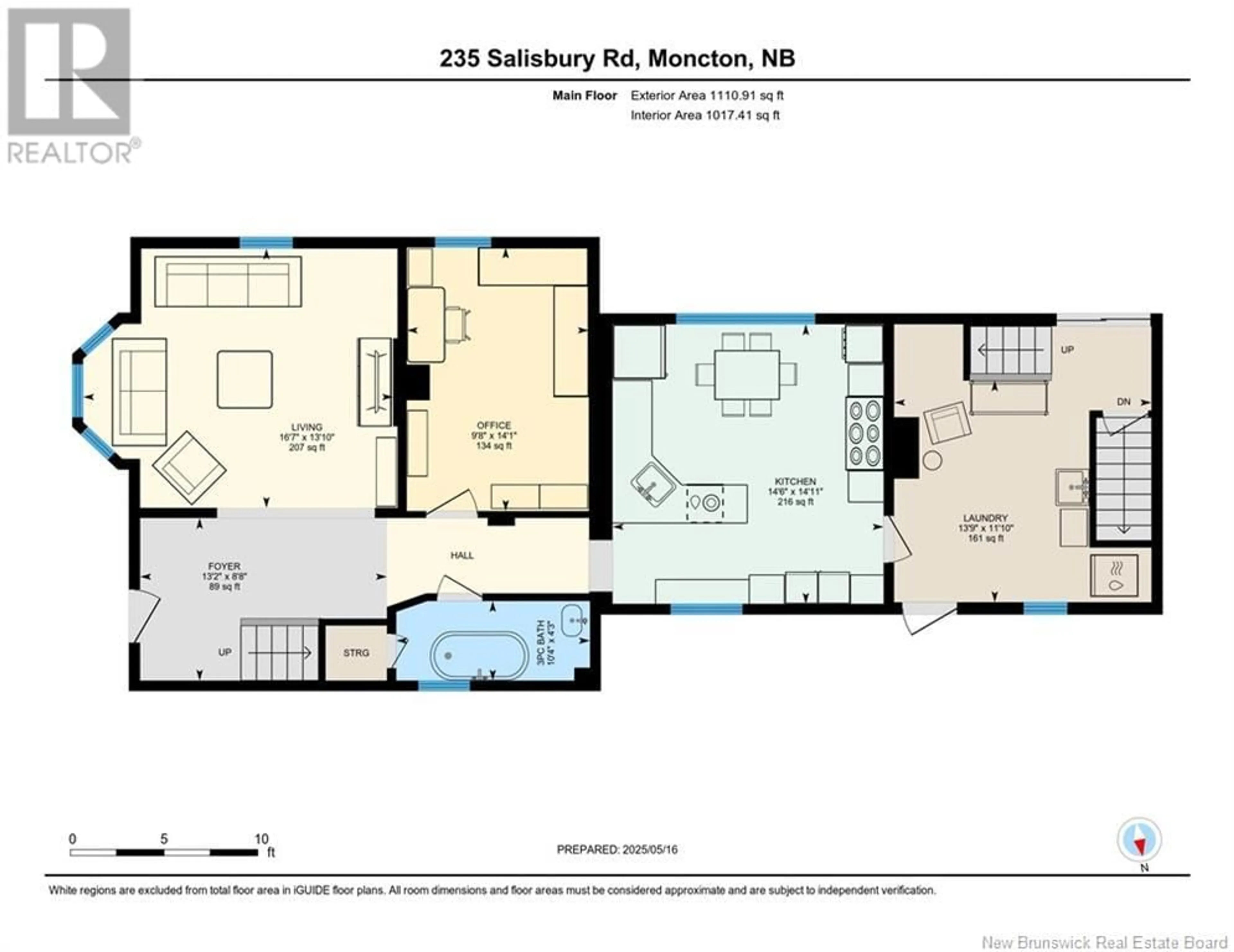 Floor plan for 235 SALISBURY ROAD, Moncton New Brunswick E1E1A6