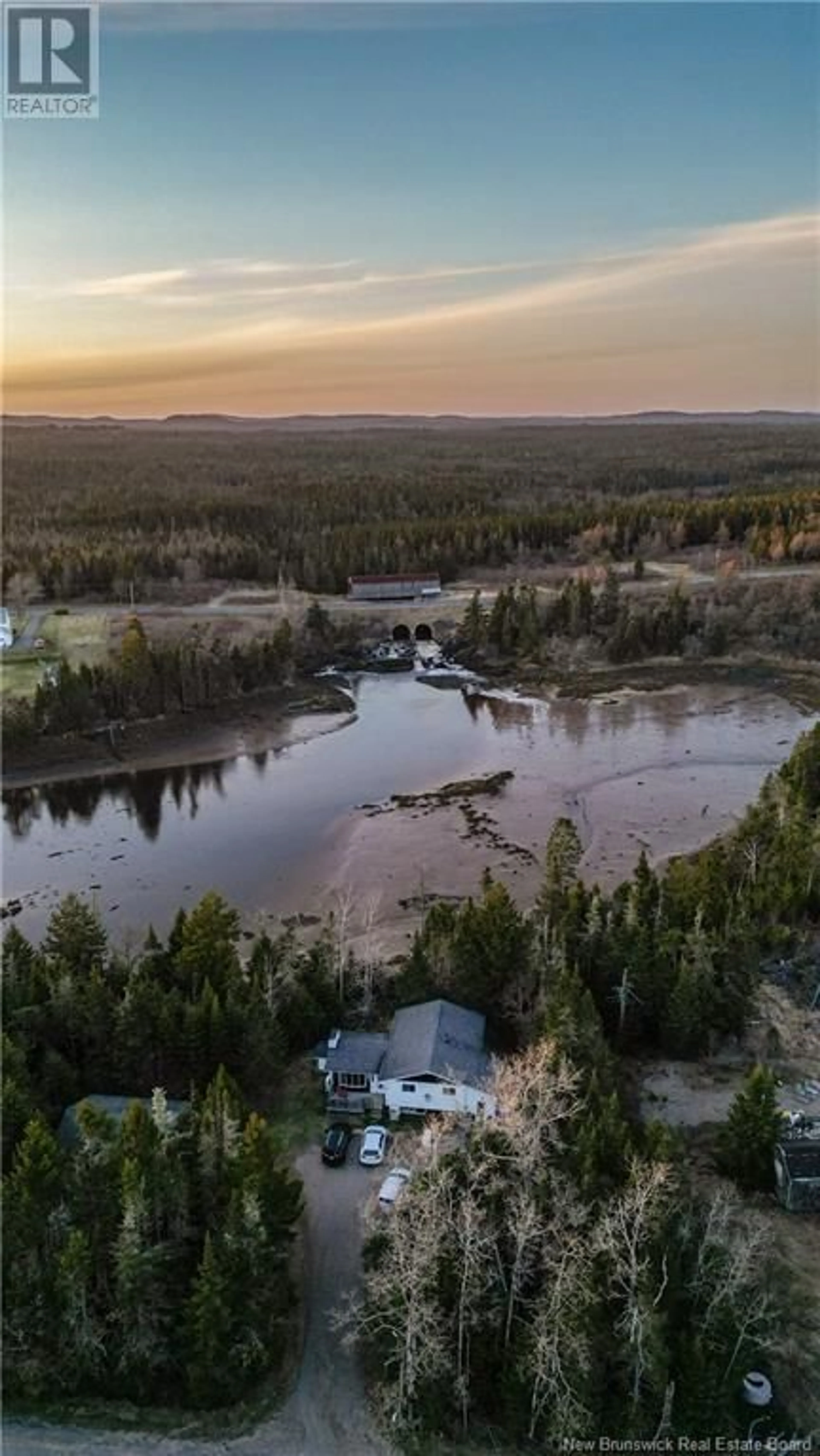 A pic from outside/outdoor area/front of a property/back of a property/a pic from drone, water/lake/river/ocean view for 16 LOMAX ROAD, Little Lepreau New Brunswick E5J1R6