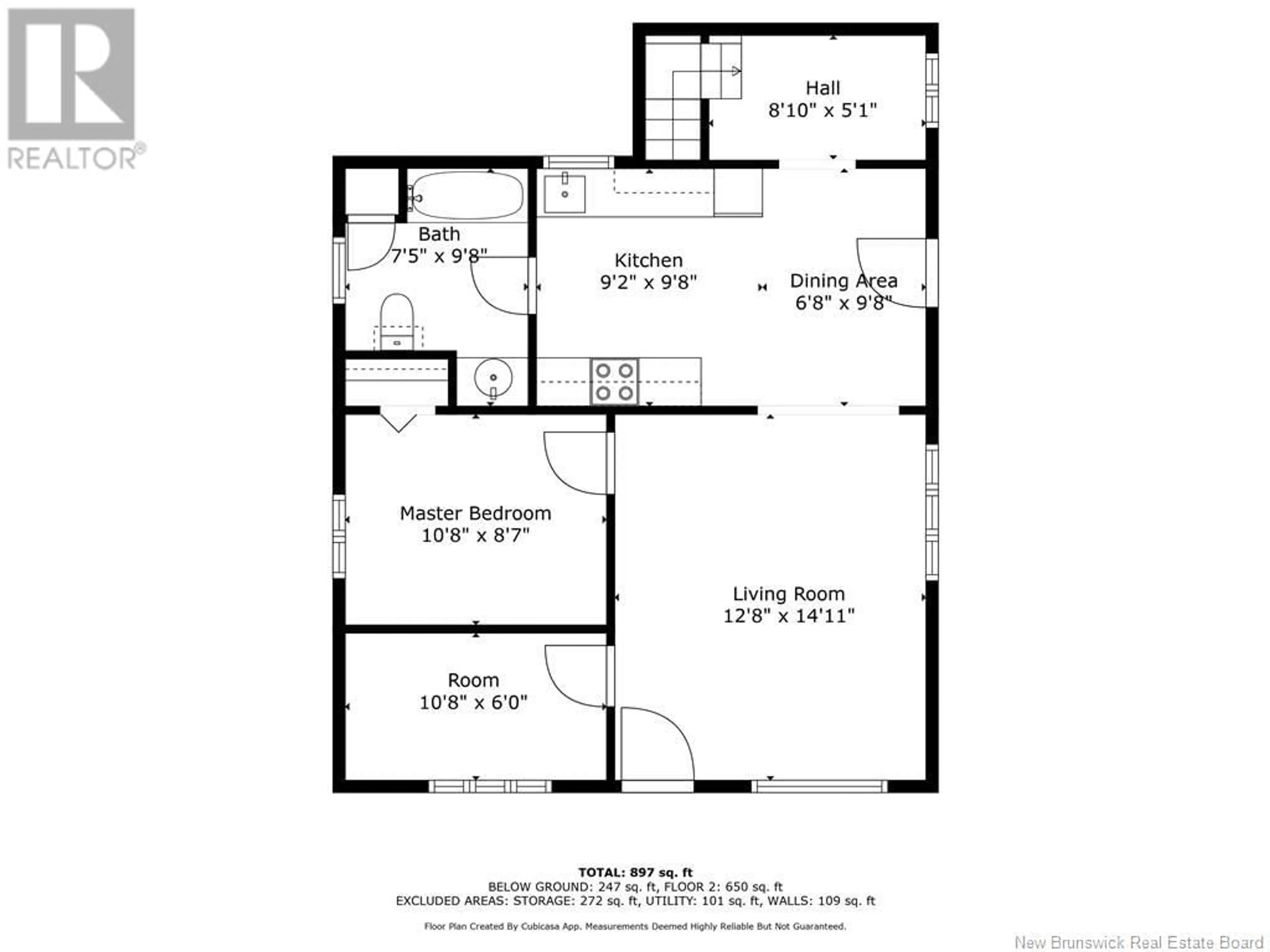 Floor plan for 4 CHURCH, Campbellton New Brunswick E3N1R7