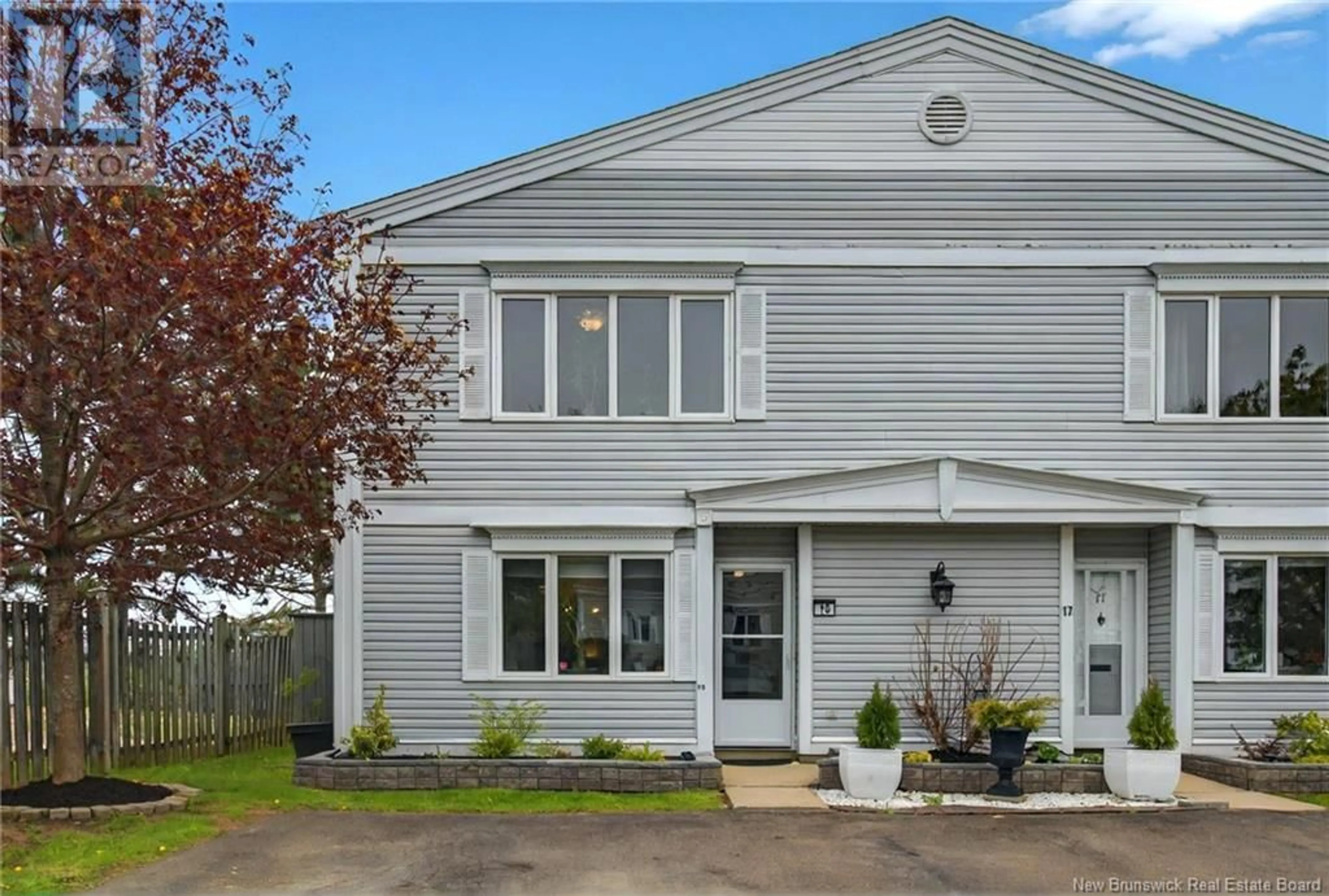 Home with vinyl exterior material, street for 16 - 50 MCAULEY DRIVE, Moncton New Brunswick E1A6R2
