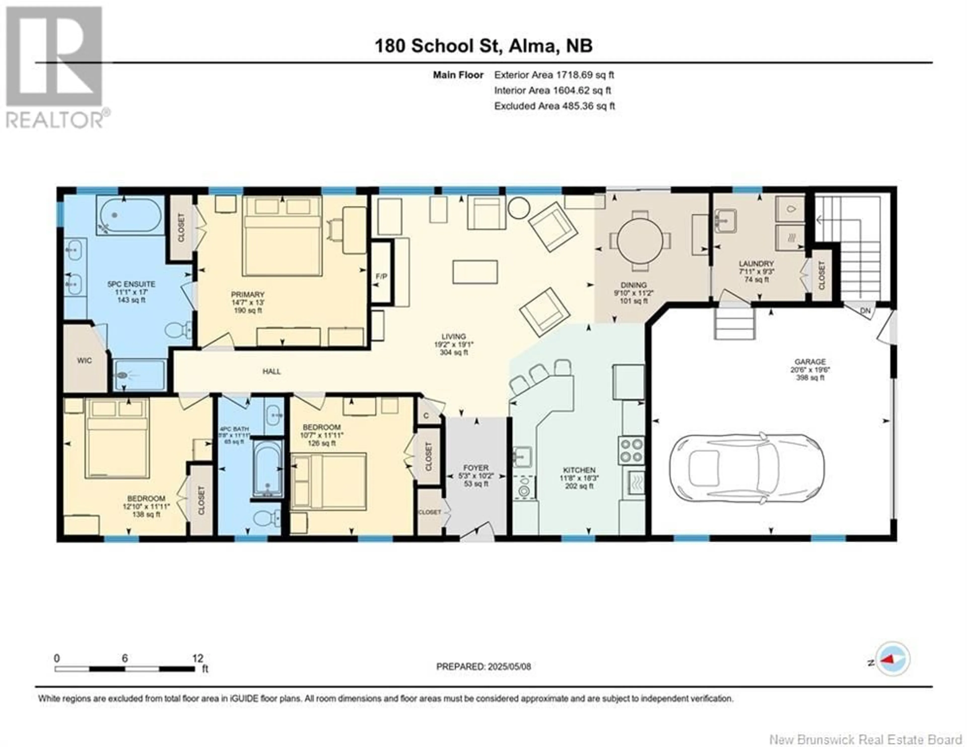 Floor plan for 180 SCHOOL STREET, Alma New Brunswick E4H0A3