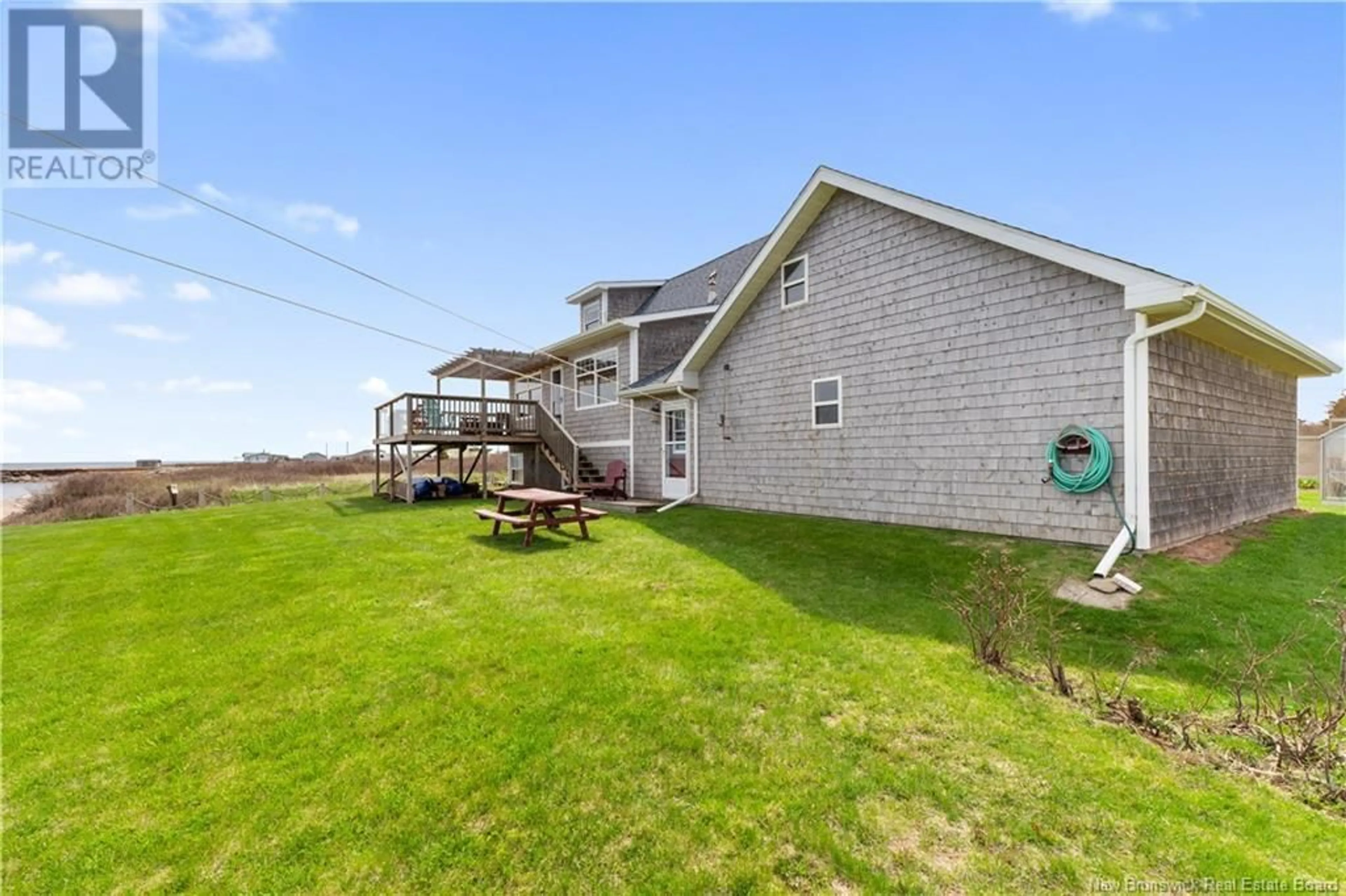 Patio, water/lake/river/ocean view for 54 ALPHEE, Cap-Pelé New Brunswick E4N1G9