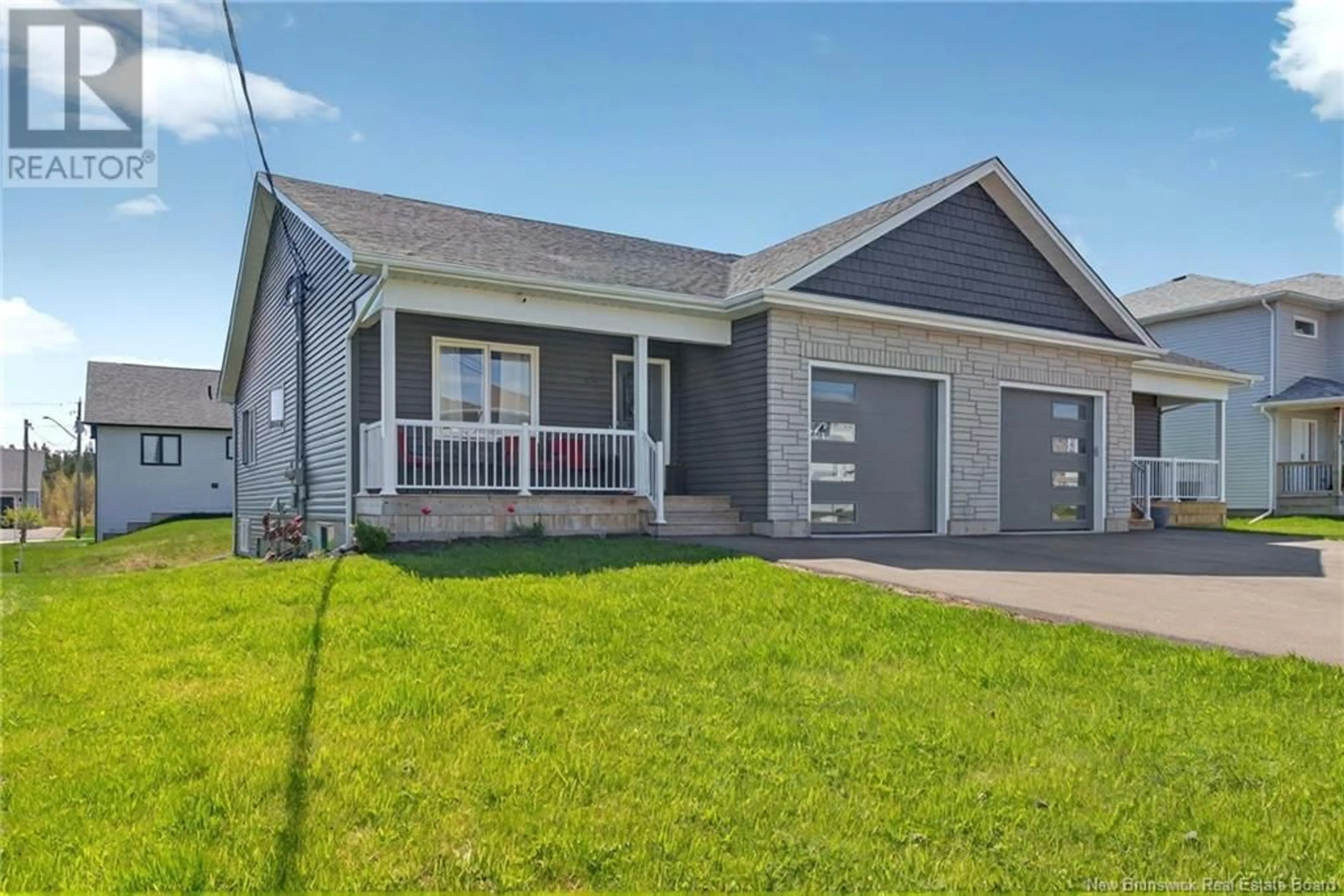 Home with vinyl exterior material, street for 45 SATLEVILLE CRESCENT, Riverview New Brunswick E1B0W3