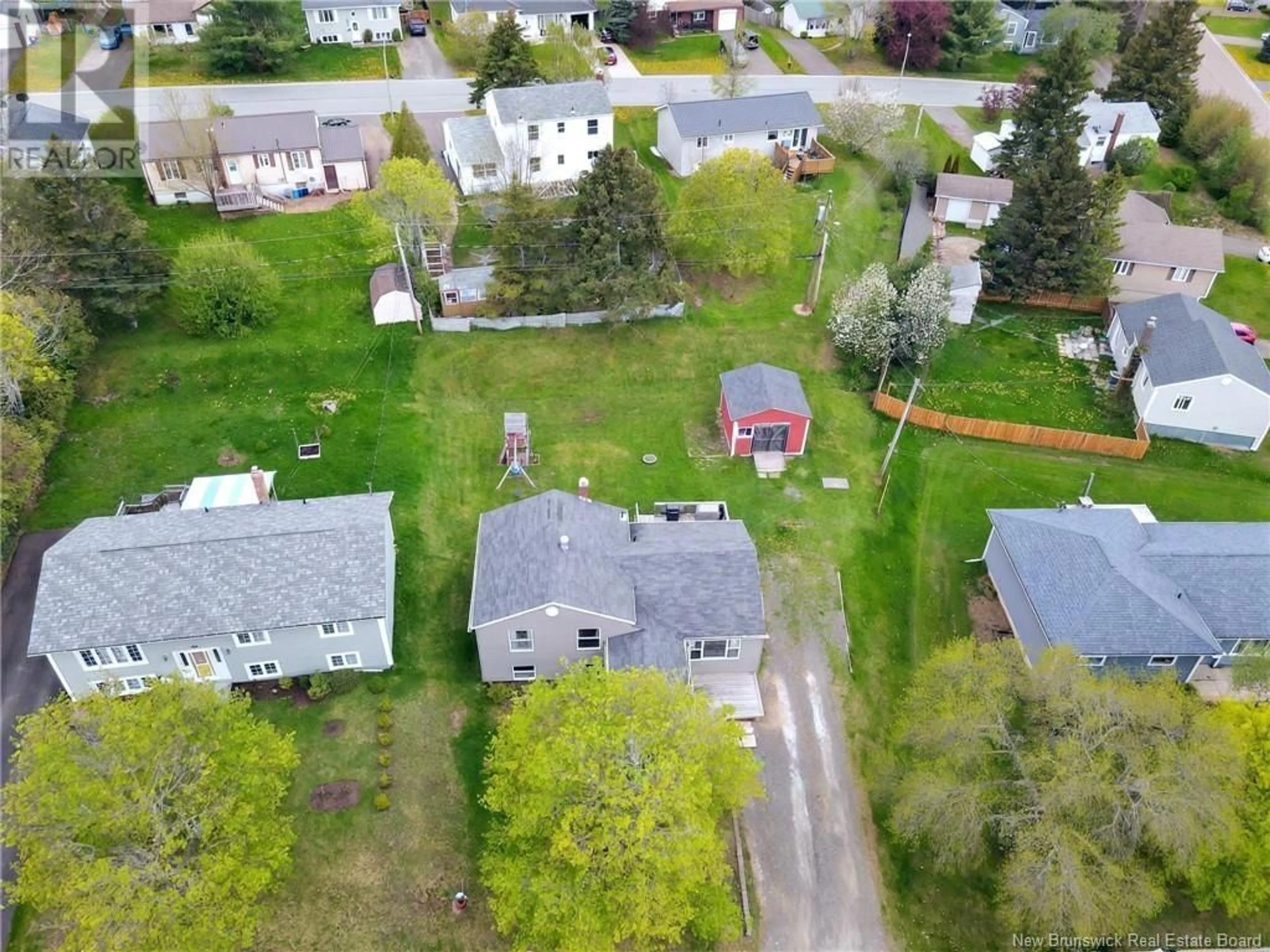A pic from outside/outdoor area/front of a property/back of a property/a pic from drone, street for 38 RIVERLEA, Riverview New Brunswick E1B3N3