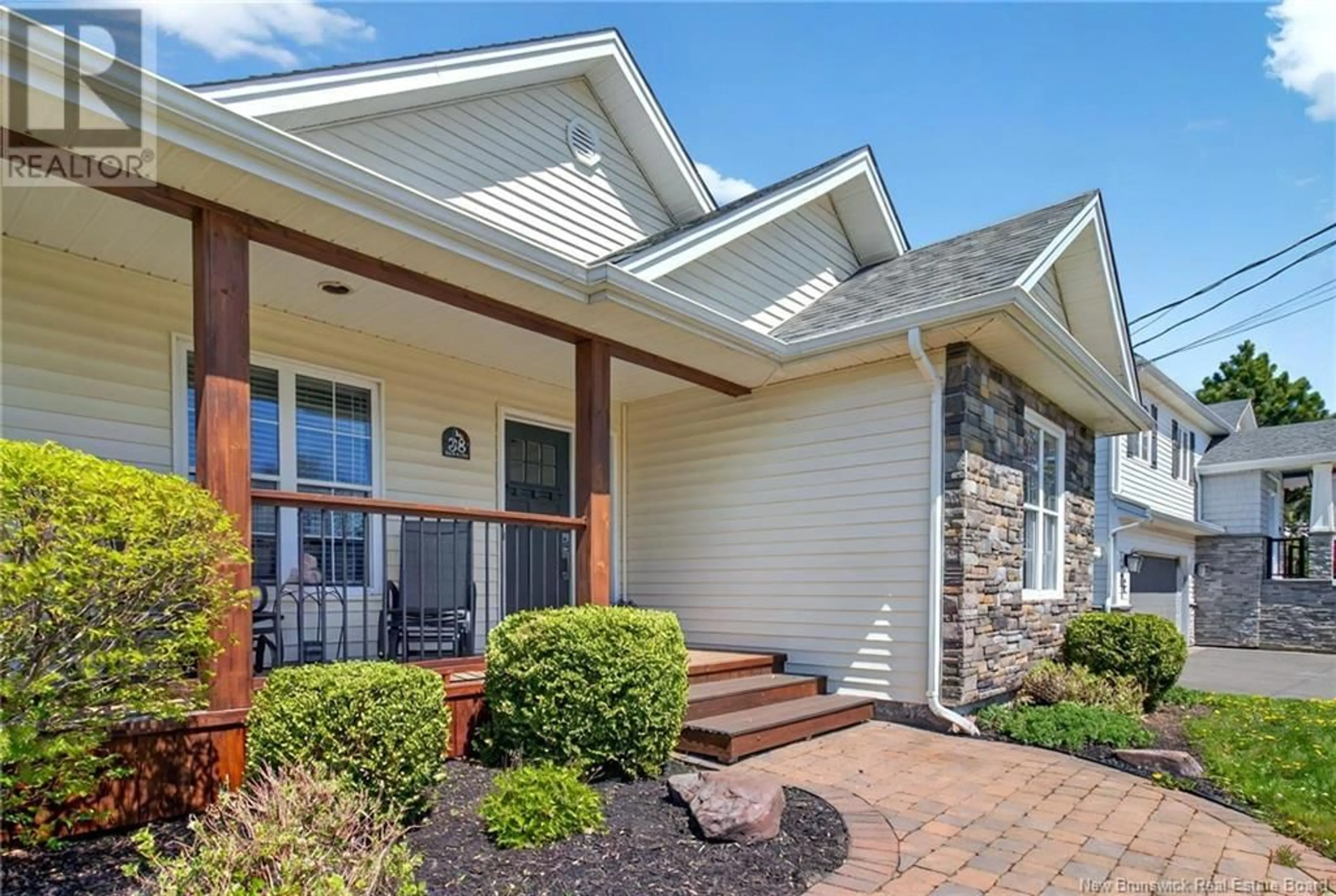Home with vinyl exterior material, street for 38 DELIA AVENUE, Dieppe New Brunswick E1A6Y7