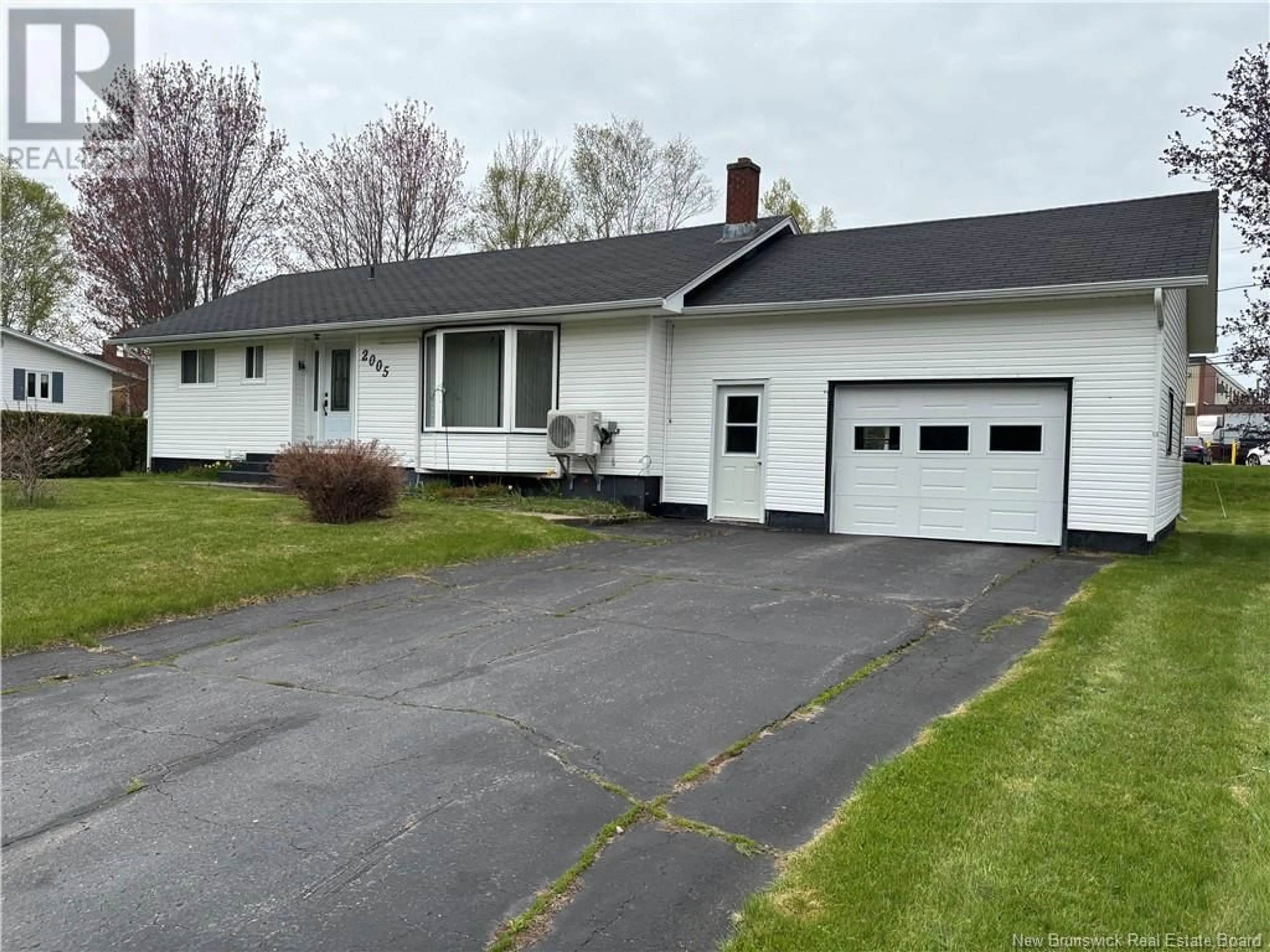 Home with vinyl exterior material, street for 2005 BALSAM AVENUE, Bathurst New Brunswick E2A4X4