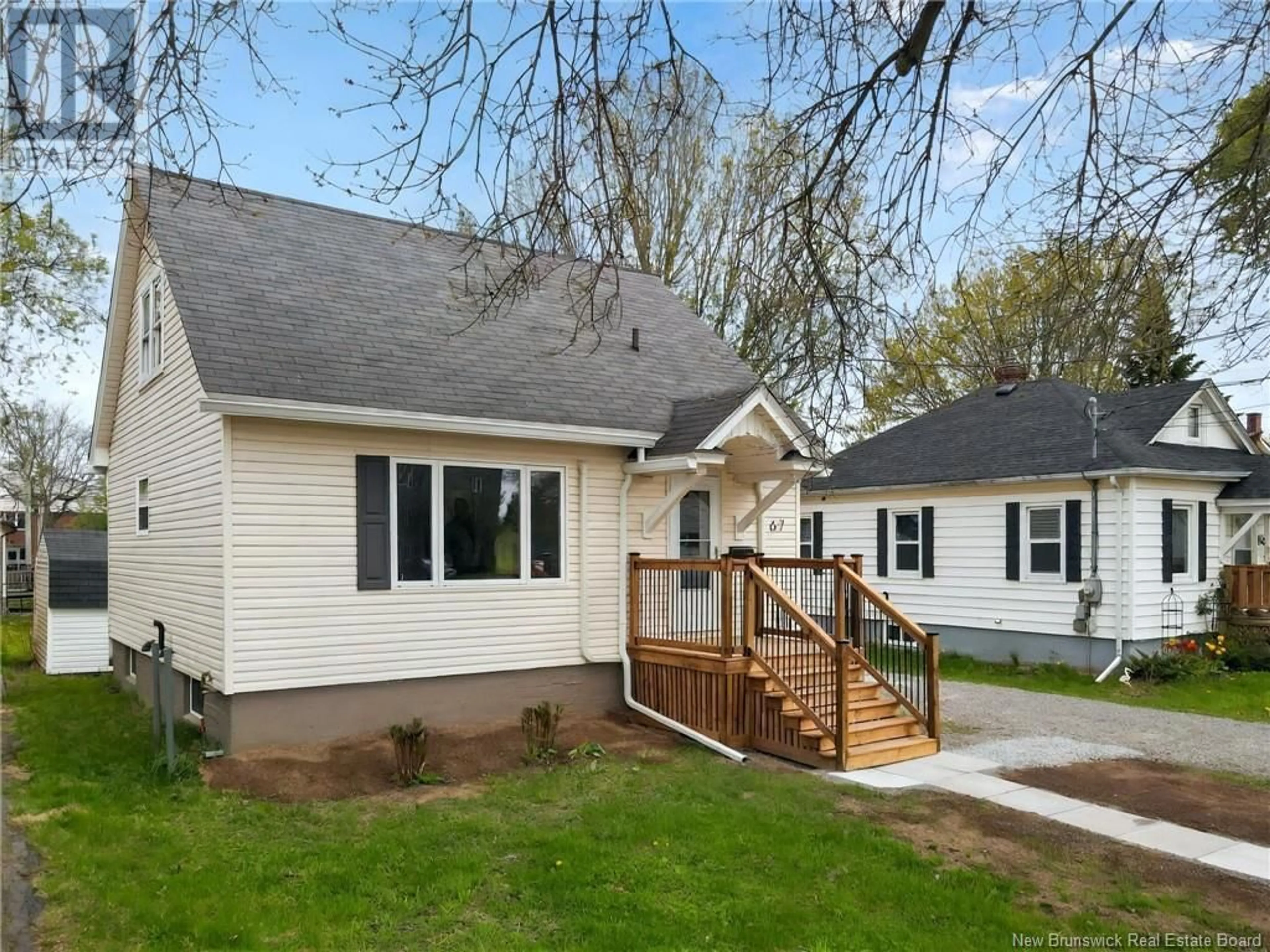 Home with vinyl exterior material, street for 67 LOCKHART, Moncton New Brunswick E1C6R4